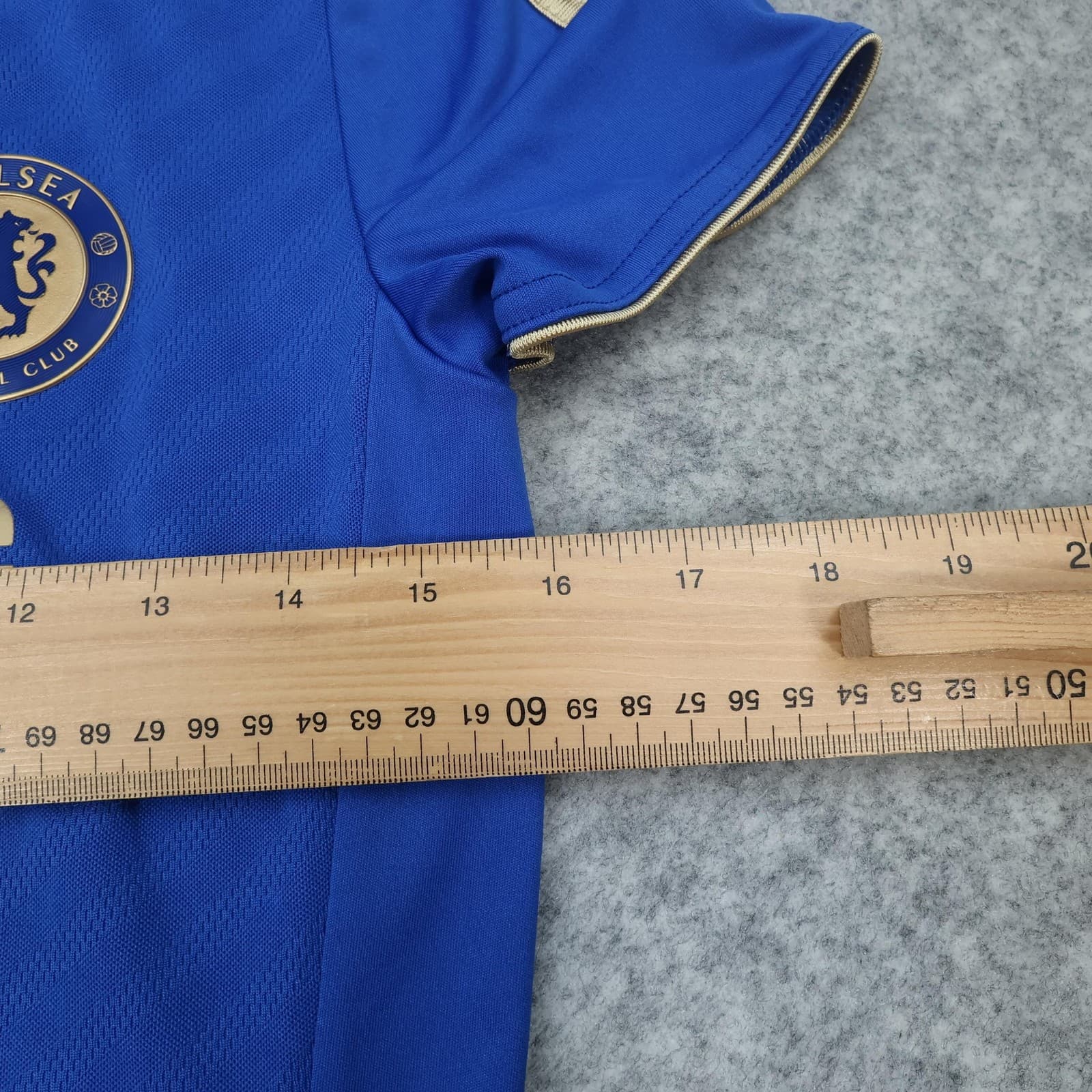 Chelsea Shirt Womens Medium 12-14 Blue Home 2012 2013 Adidas Soccer Jersey photo 11