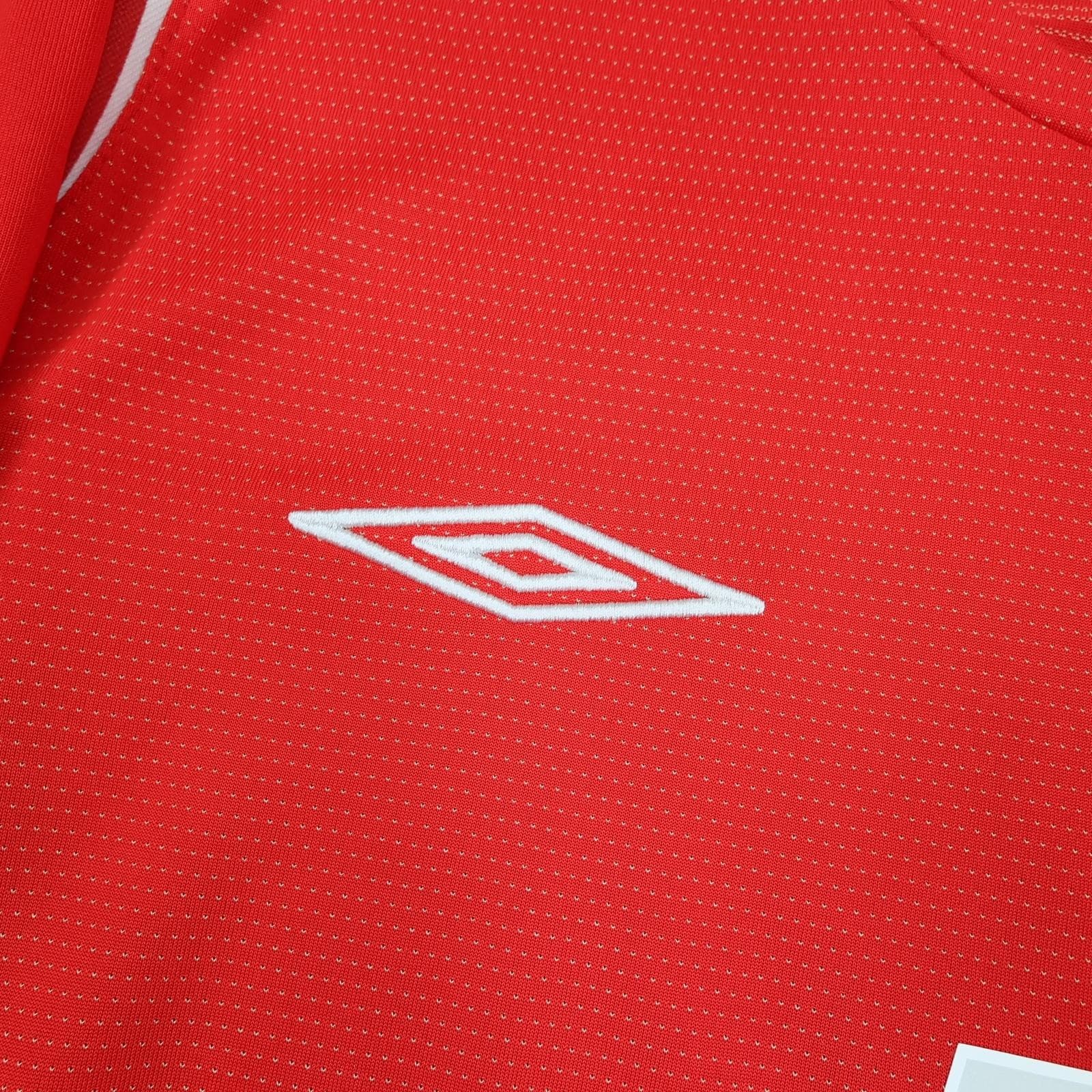 Vintage England Away Shirt Mens Medium Red 2004 2006 Football Umbro Beckham 7 photo 8