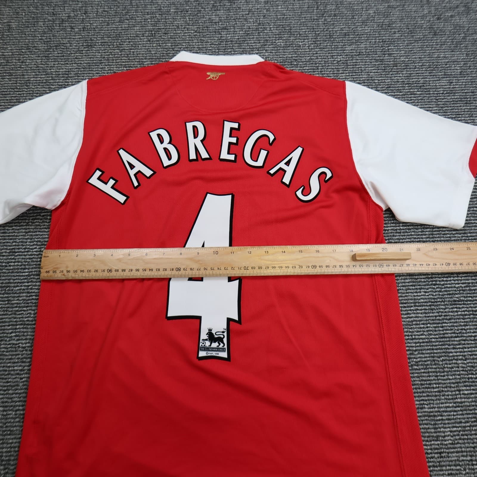 Arsenal Shirt Medium Red Home Kit 2006 2008 Nike Soccer Jersey Cesc Fabregas photo 13
