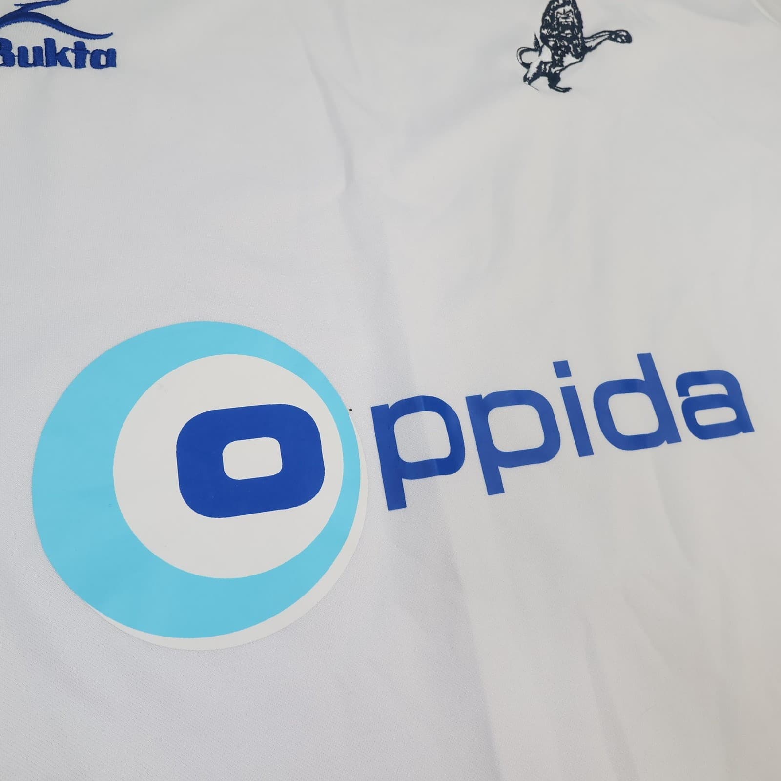 Millwall Shirt Mens 3XL White Away 2007 2008 Bukta Oppida Soccer Jersey photo 6