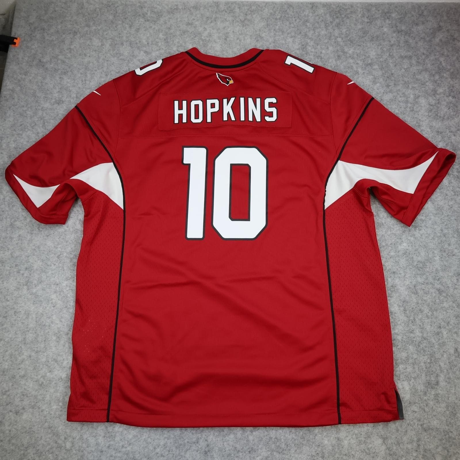 Arizona Cardinals Shirt Mens 2XL Red NFL American Football Nike Hopkins 10
