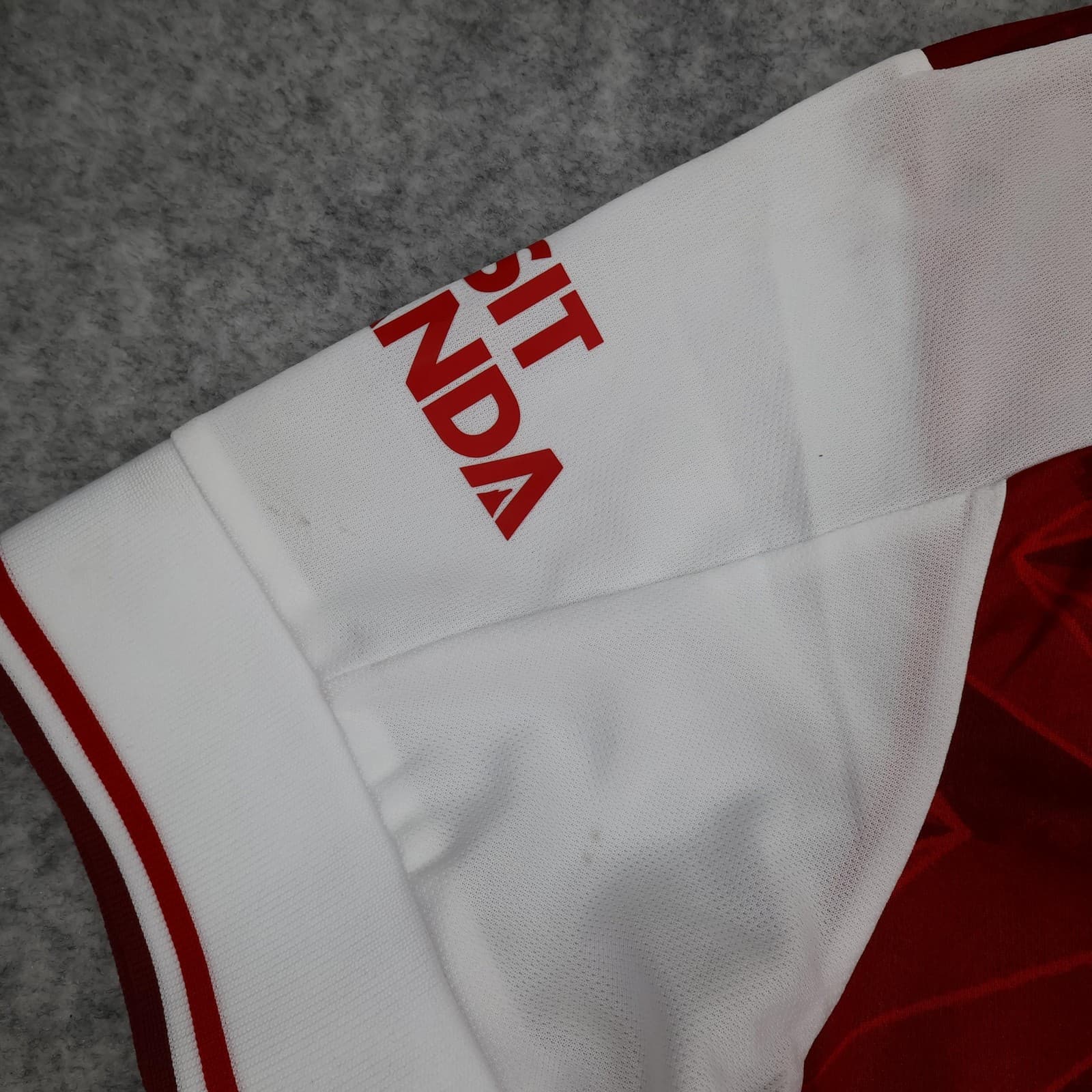 Arsenal Shirt Mens Large Red Home 2020 2021 EPL Football Adidas Emirates Saka 7 photo 5