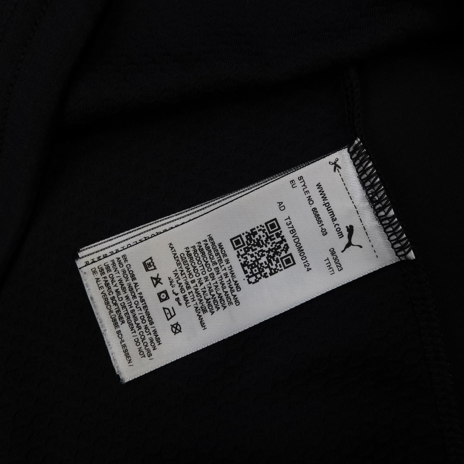 Wigan Athletic Training Top Mens Large Black EFL Football Puma 1/4 Zip DRYCELL photo 5