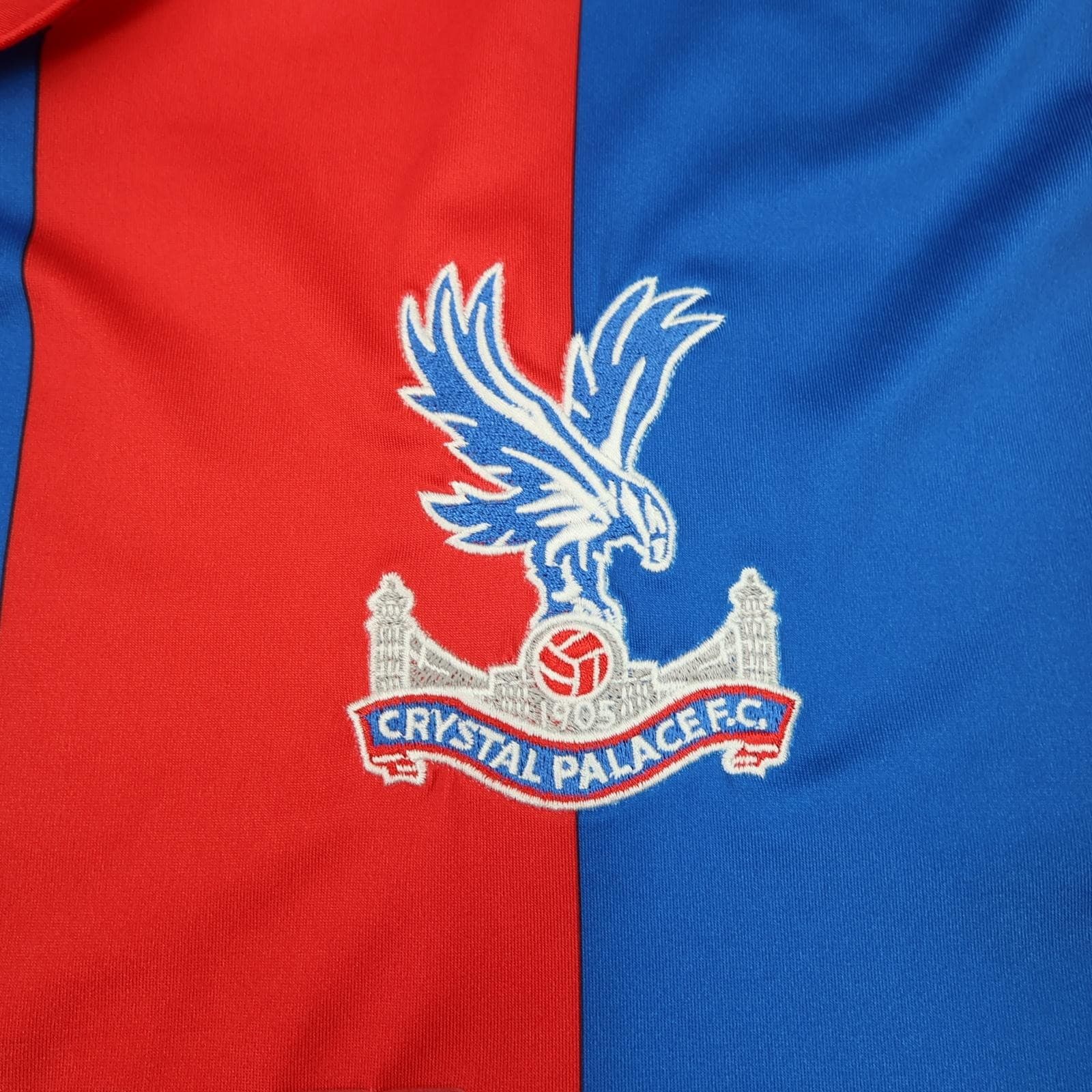 Crystal Palace Shirt Mens 4XL Home Multi EPL Football Macron 2017 2018 Jersey photo 3
