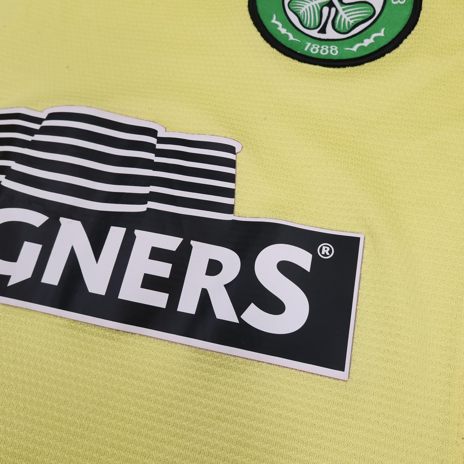 Celtic Goalkeeper Shirt Mens Small Yellow 2013 2014 SPFL Football Nike Magners photo 4