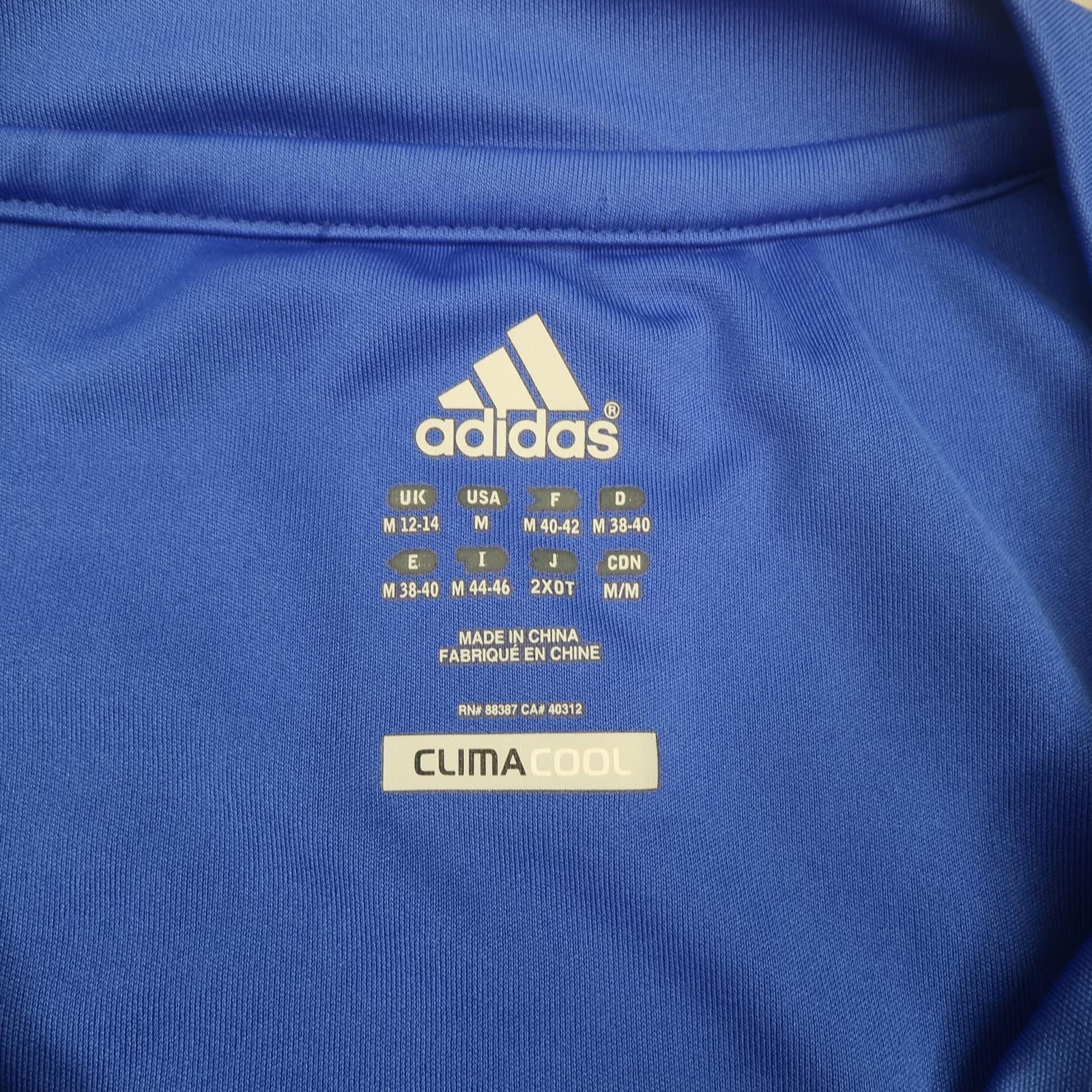 Chelsea Shirt Womens Medium 12-14 Blue Home 2012 2013 Adidas Soccer Jersey photo 6