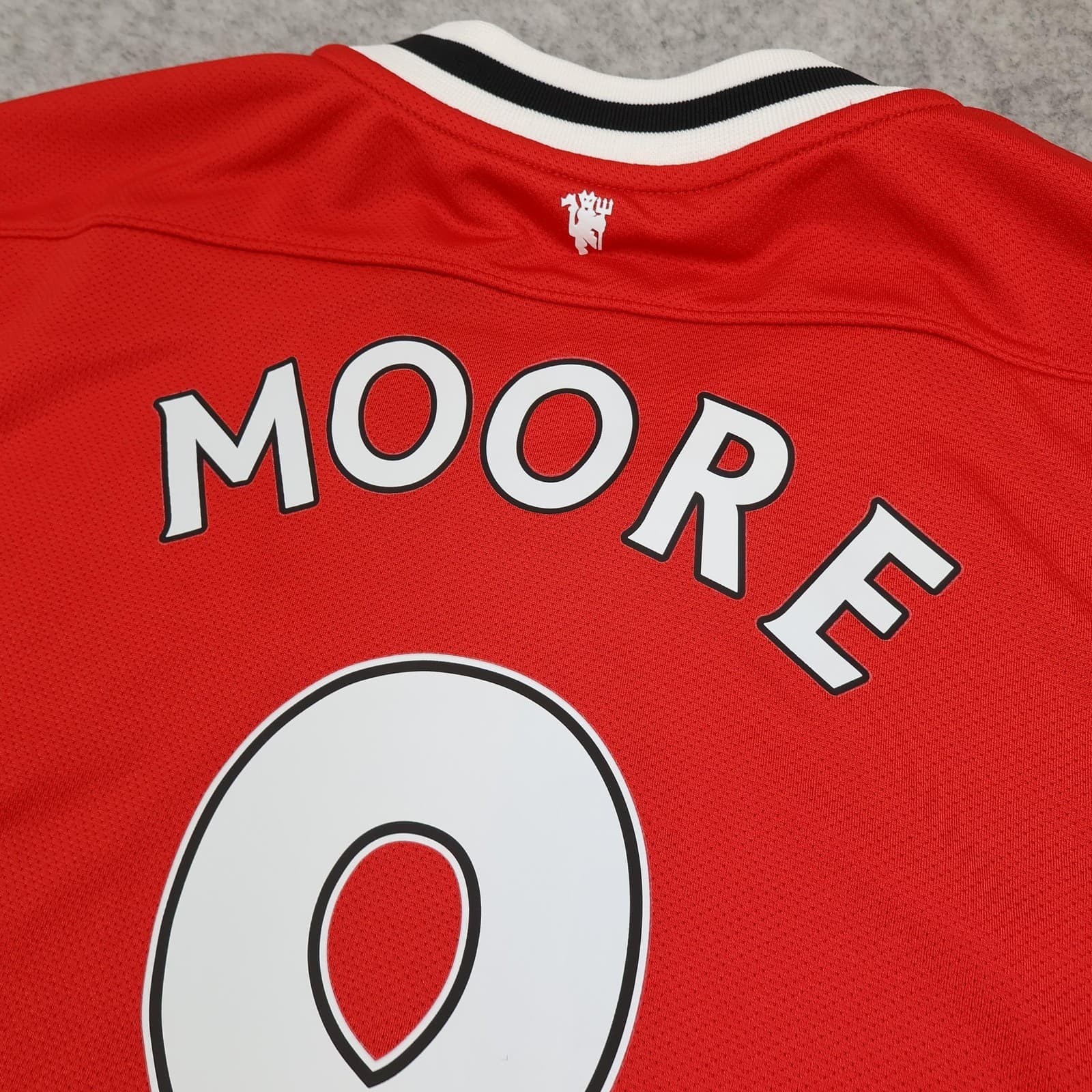 Manchester United Shirt Mens Medium Red Home 2011 2012 Football Nike Moore 8 photo 9