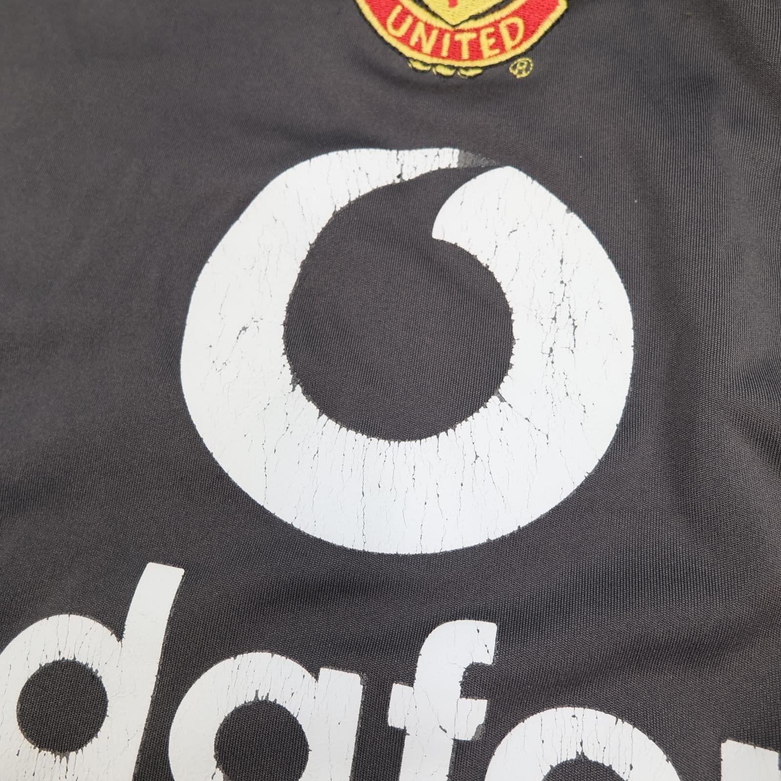 Manchester United Training Shirt Mens Large Grey 2004 2005 Nike Soccer Jersey photo 5