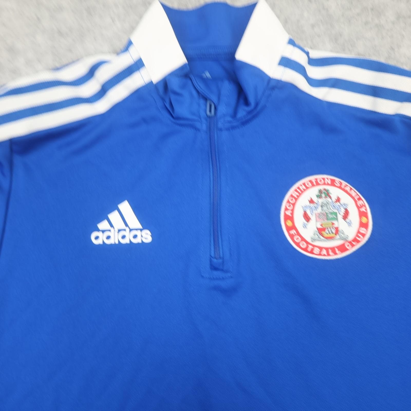Accrington Stanley Training Top Mens Small Blue EFL Football Adidas AEROREADY photo 2