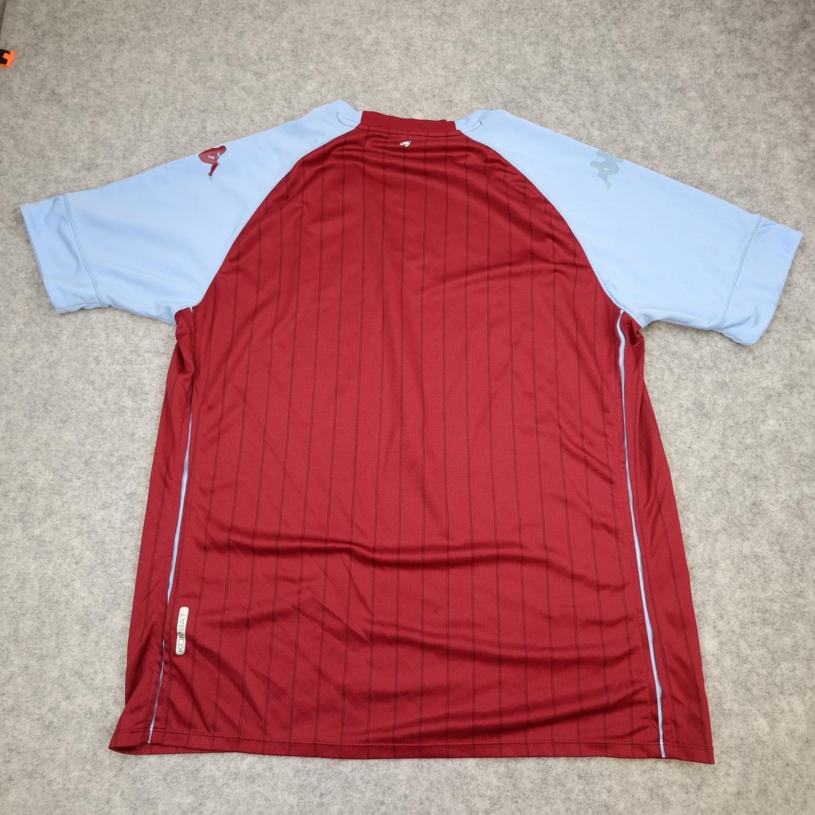 Aston Villa Shirt Mens 3XL Red Home 2020 2021 Football Kappa Cazoo Jersey photo 2