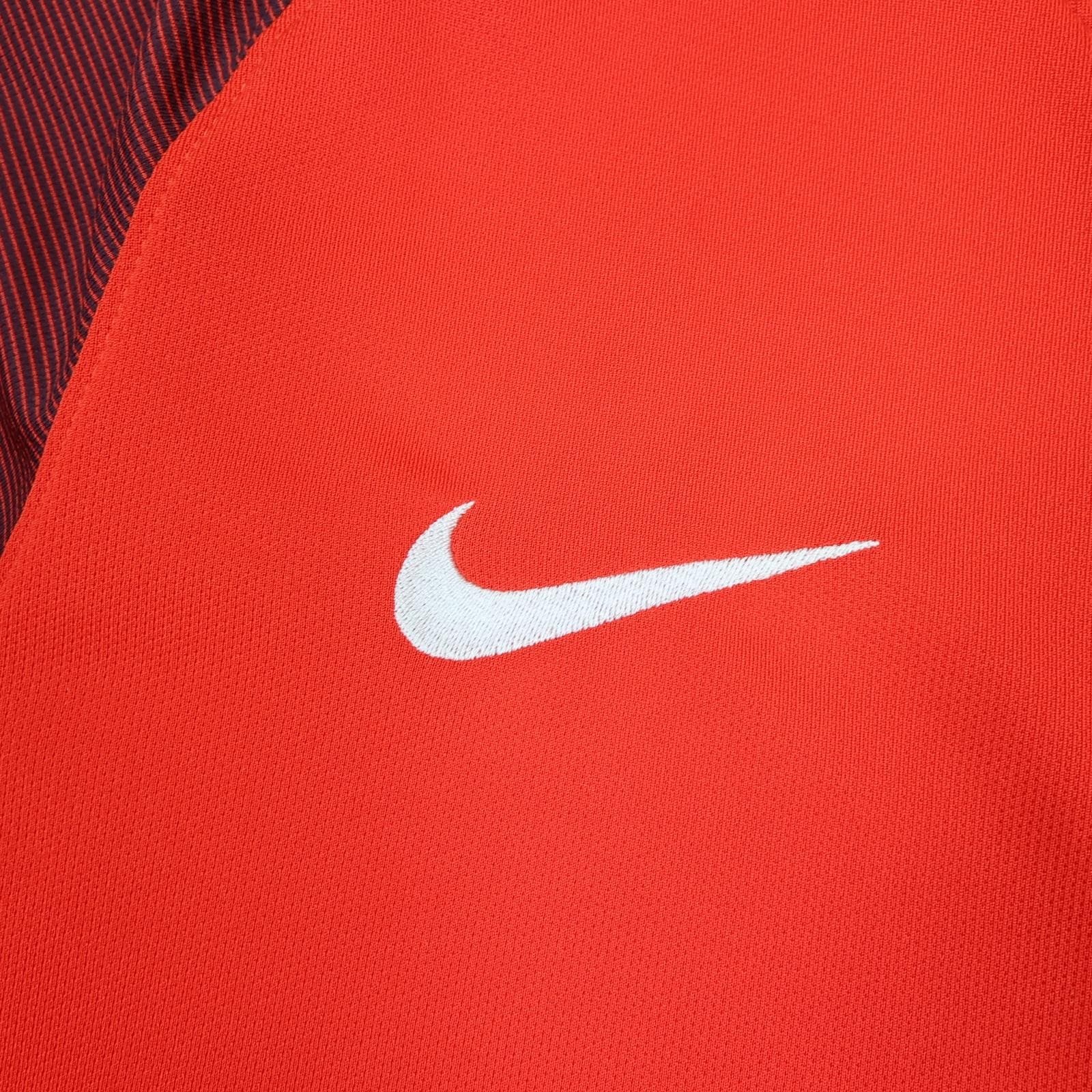 England Away Shirt Mens Medium Red 2016 2017 Football Nike Dri Fit Jersey photo 4