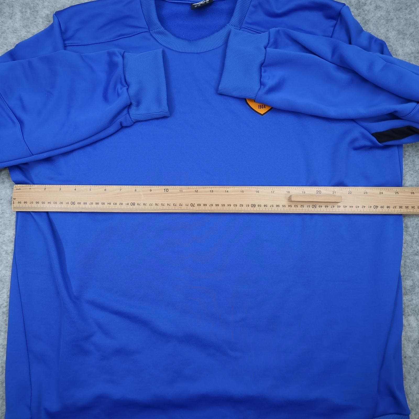 Hull City Training Top Mens 3XL Blue EFL Football Umbro Crew Sweatshirt photo 6