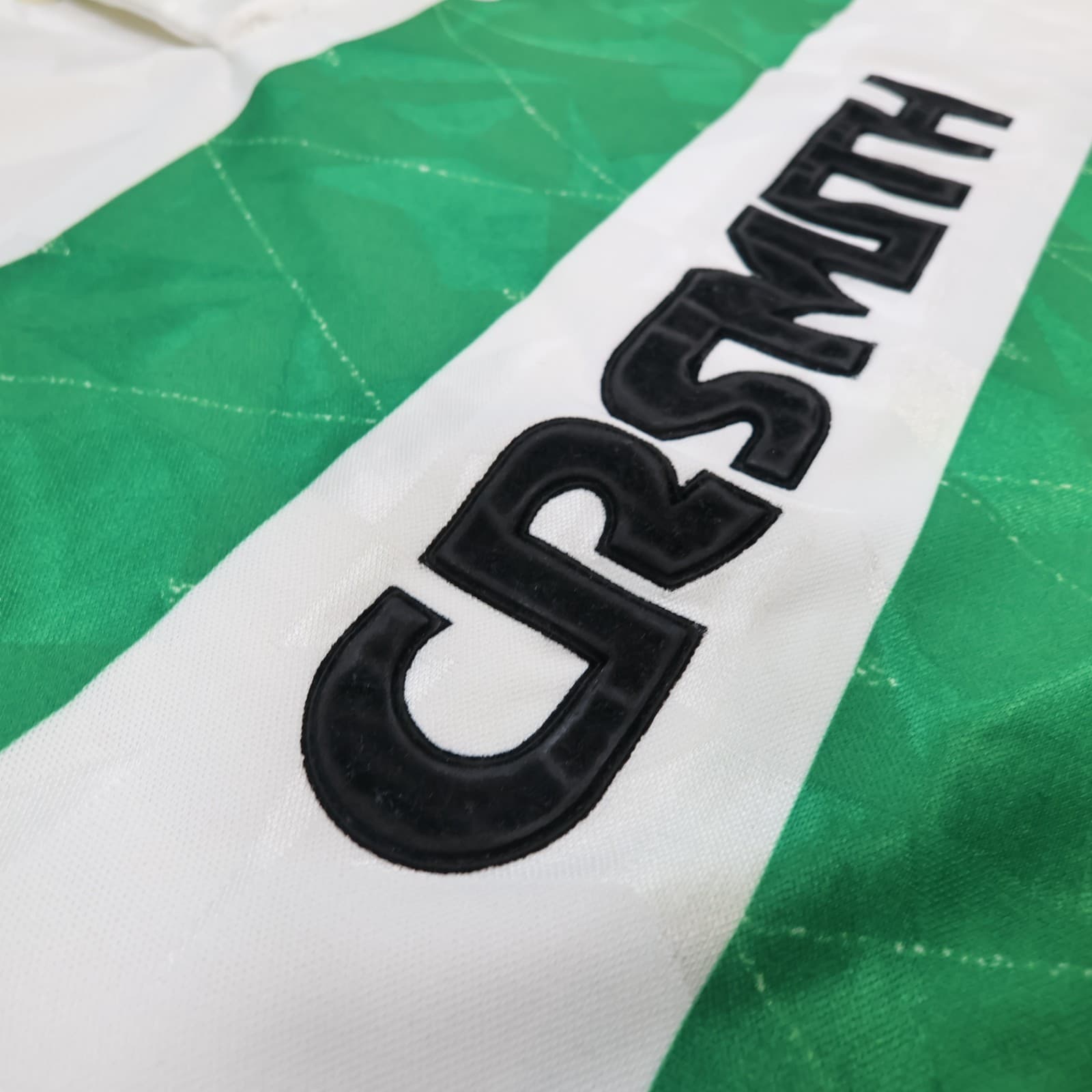 Vintage Celtic Football Shirt Medium Green Home Kit 1989 1991 Umbro Jersey photo 6