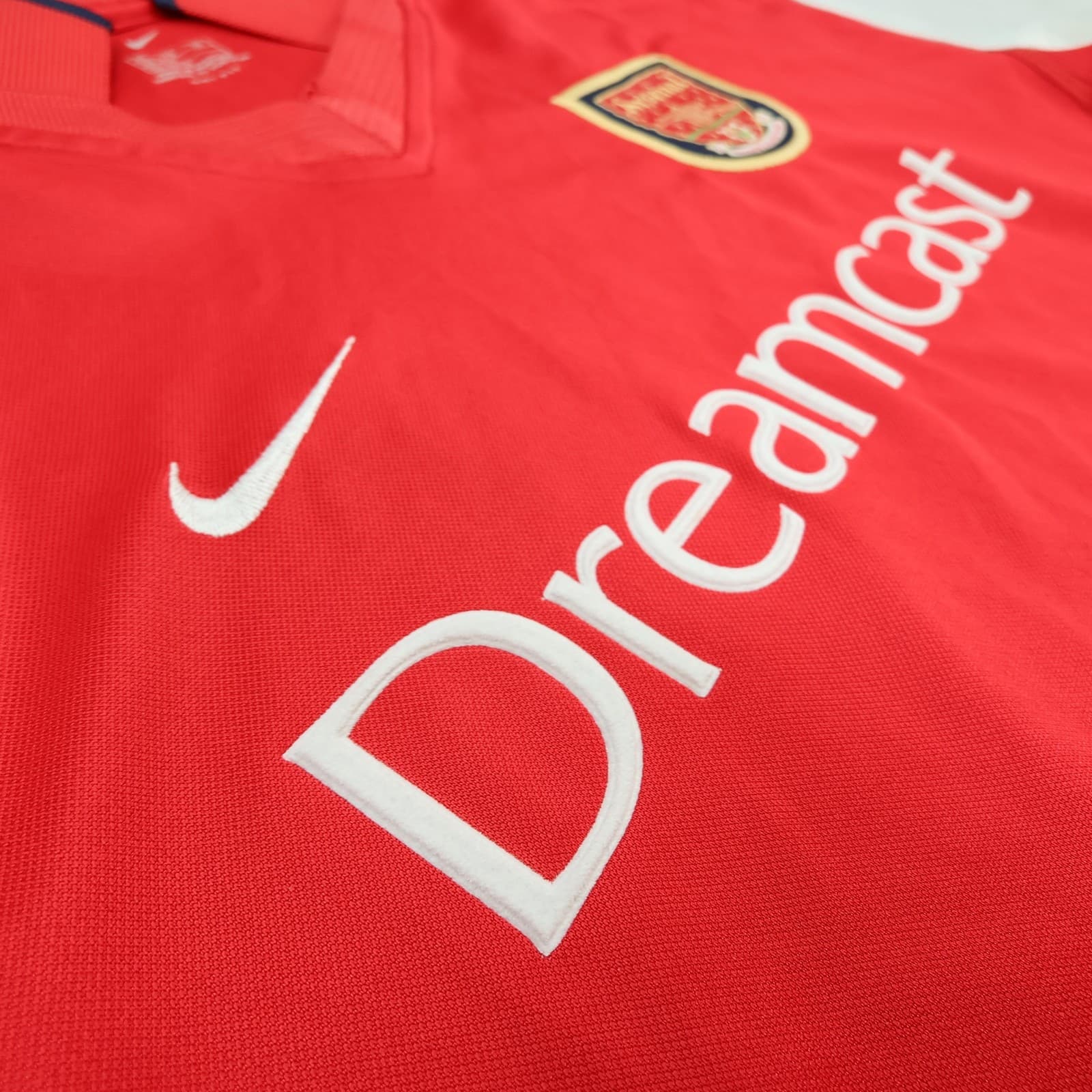 Vintage Arsenal Shirt Kids XL Red Home 2000 2002 Football Nike Dreamcast photo 8