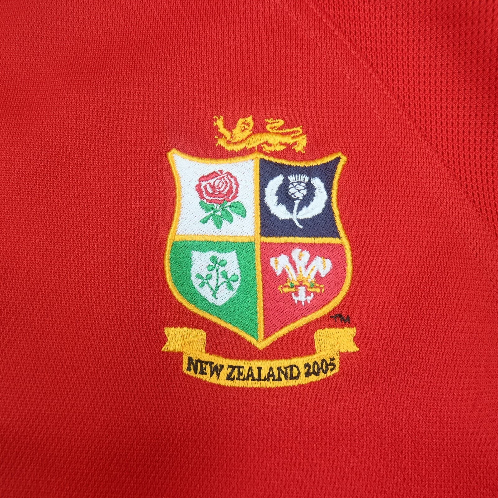 Vintage British & Irish Lions Rugby Shirt Extra Large Zurich Adidas Jersey 2005 photo 5