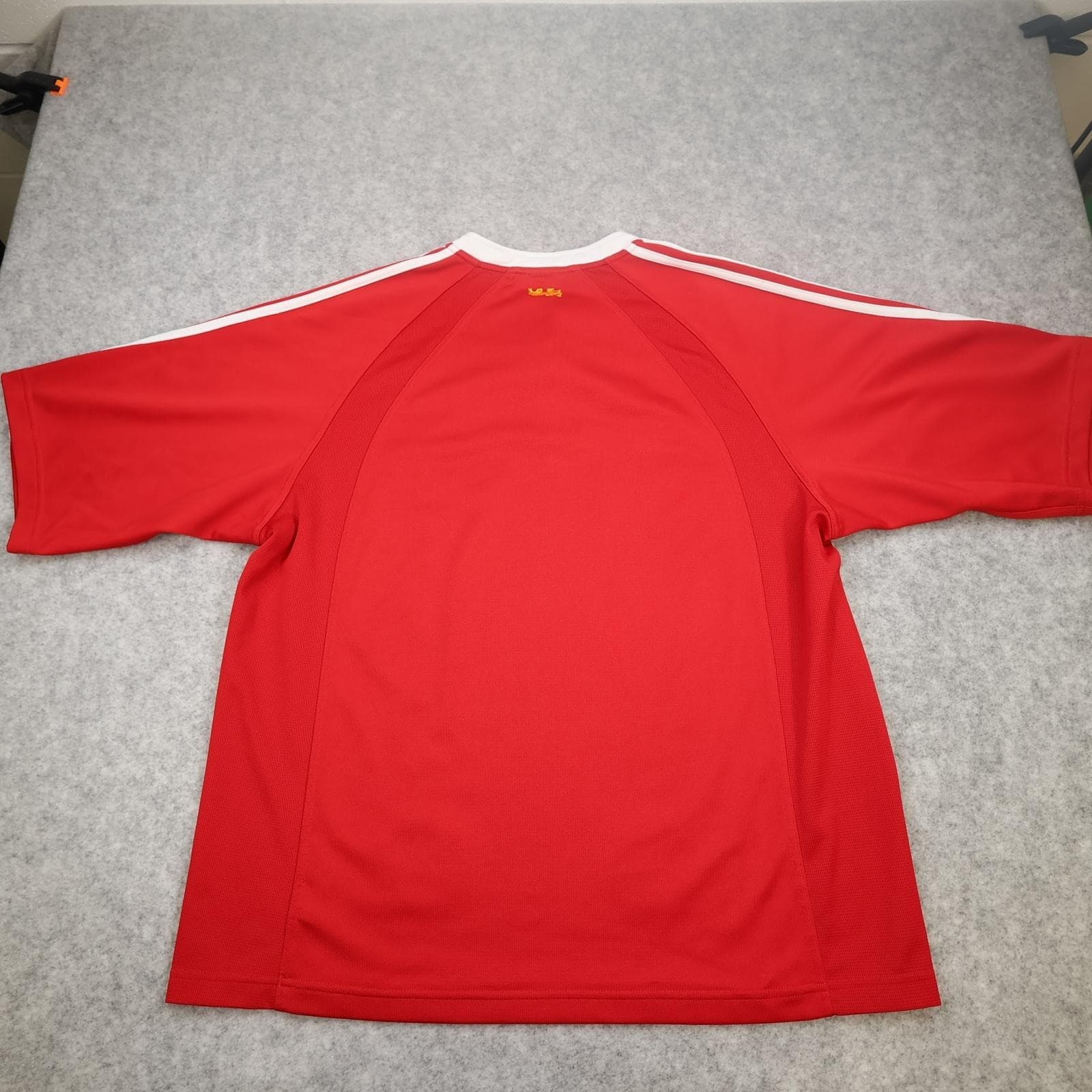 Vintage British Lions Rugby Shirt Mens XL Red Rugby Union Adidas Zurich 2005 photo 2