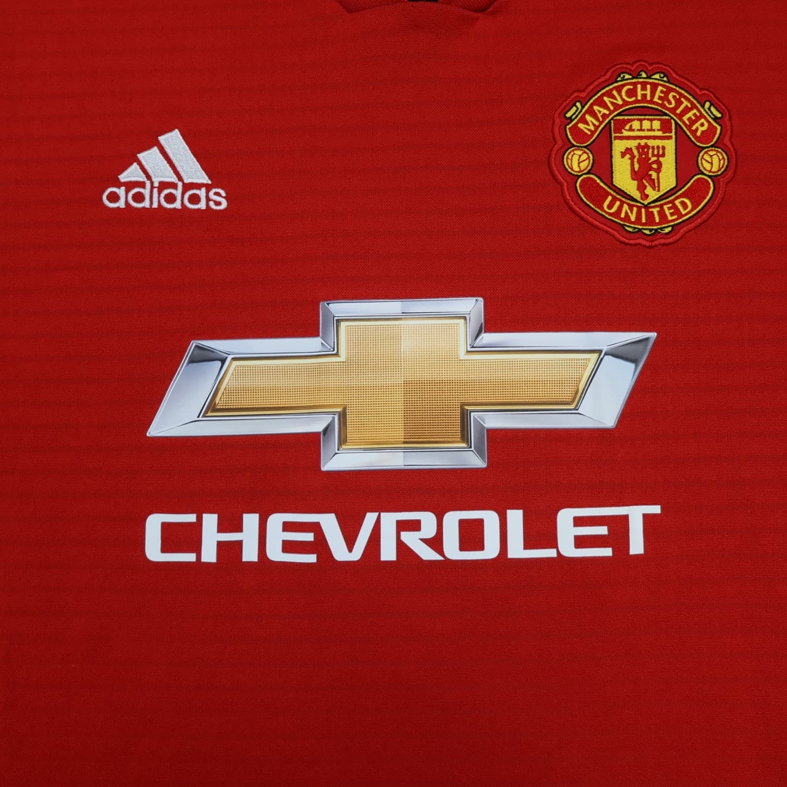 Manchester United Shirt Large Red Home 2018 2019 Adidas Jersey Alexis Sanchez photo 6