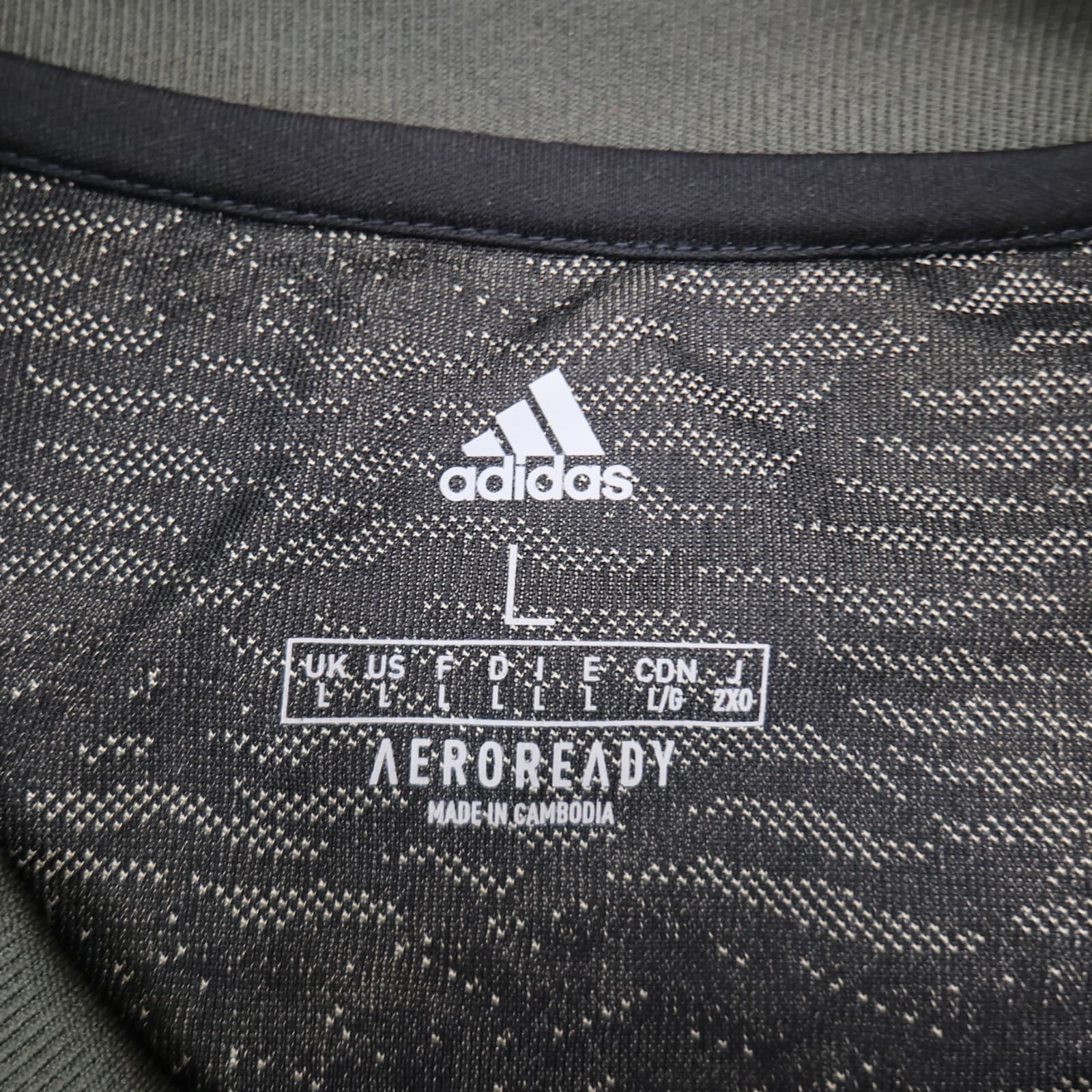 Manchester United Shirt Large Black Away Kit 2020 2021 Adidas Soccer Jersey photo 3