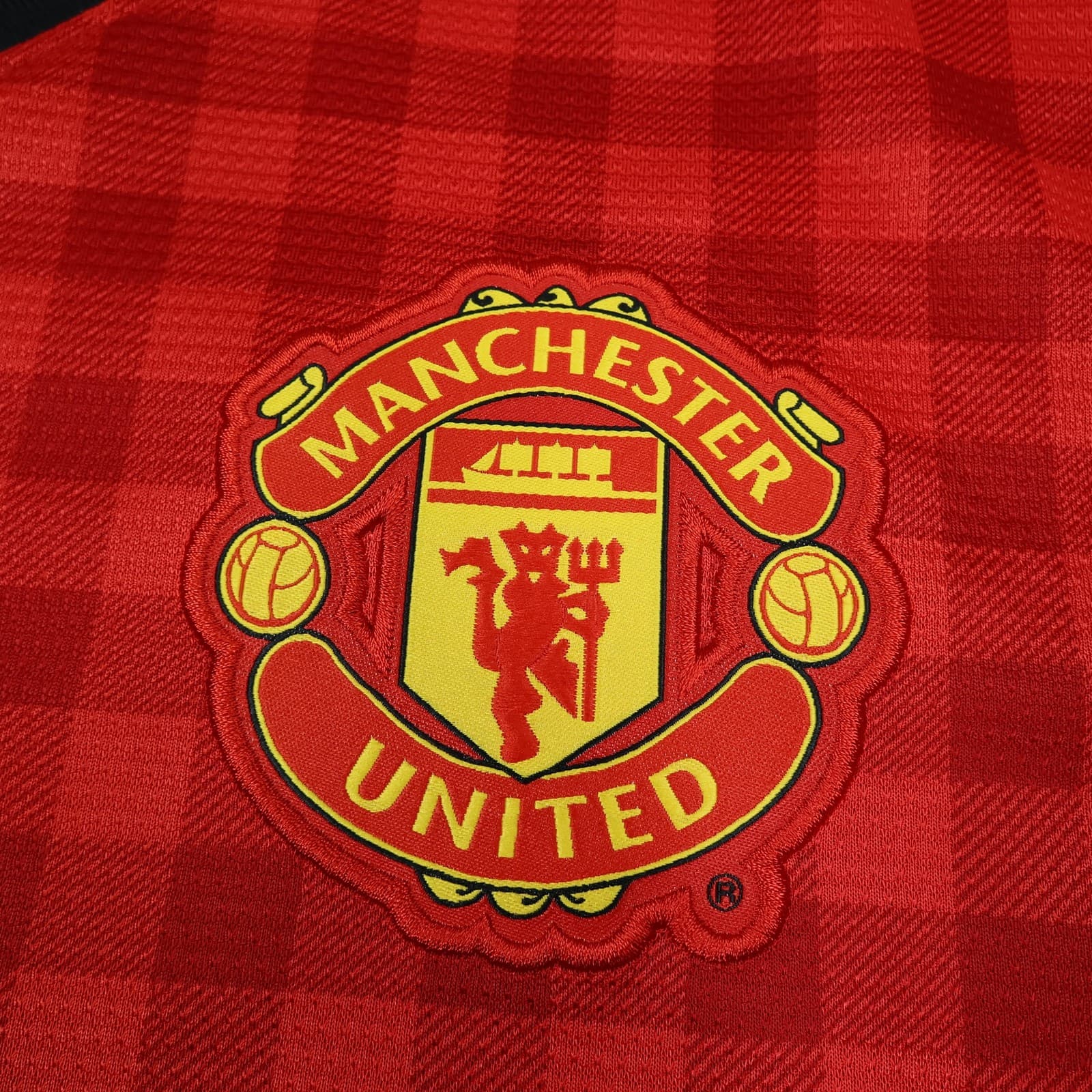 Manchester United Shirt Mens Medium Red Home 2012 2013 Football Nike Vidic 15 photo 6