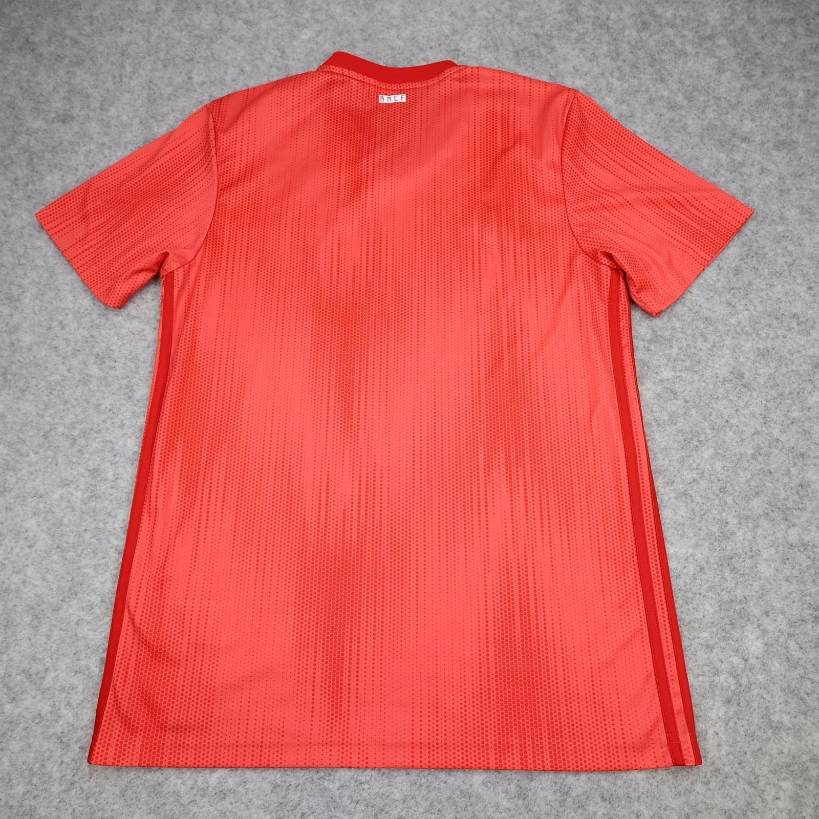 Real Madrid Shirt Mens Medium Red 3rd Kit 2018 2019 Football Adidas Fly Emirates photo 2