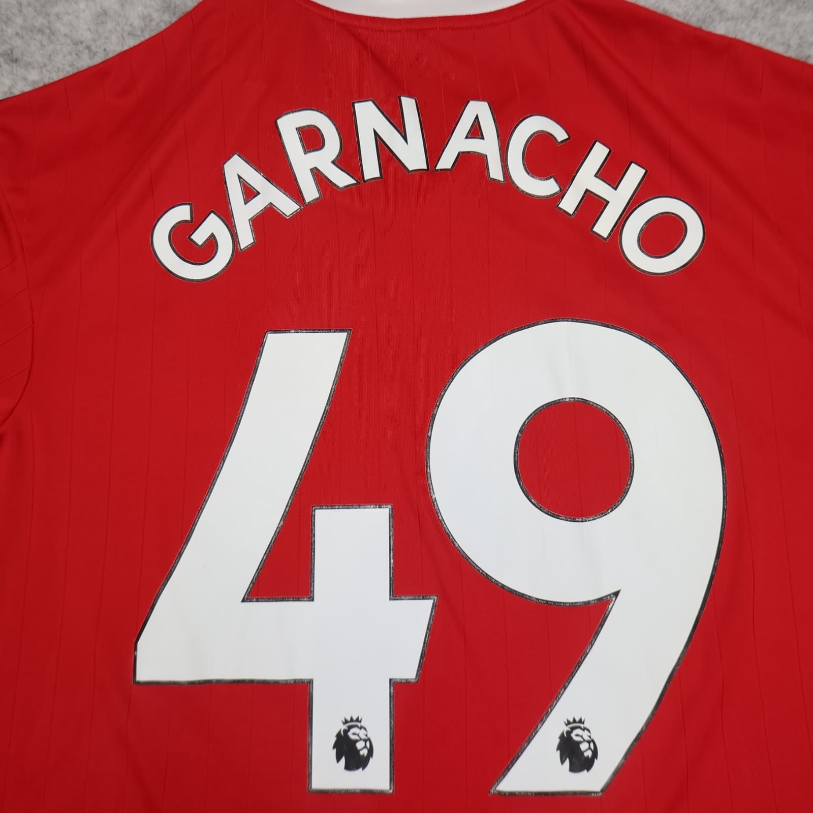 Manchester United Shirt Medium Red Home Kit 2022 2023 Adidas Jersey Garnacho photo 4