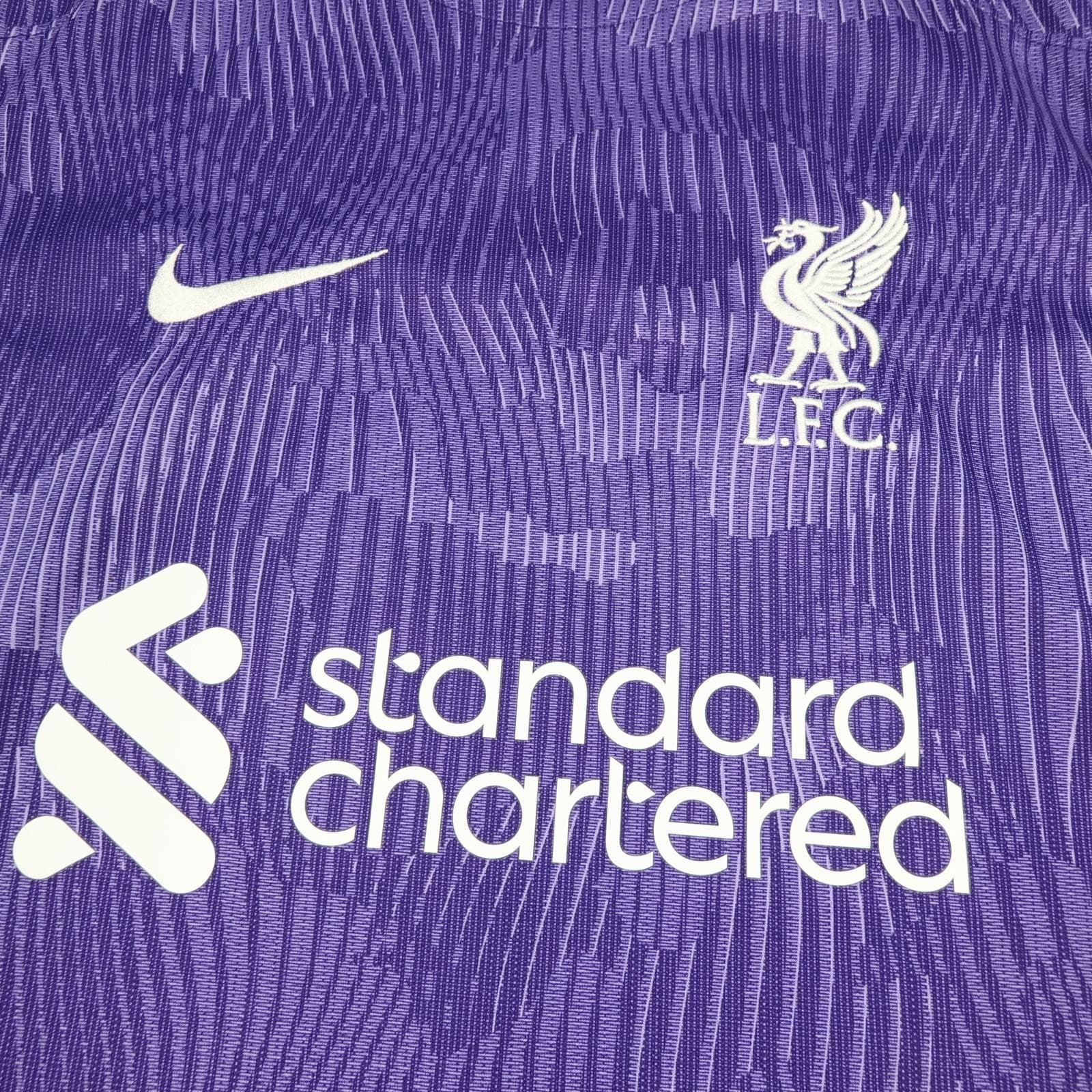 Liverpool Shirt Mens Small Purple 3rd Kit 2023 2024 Football Nike Diaz 7 Jersey photo 3