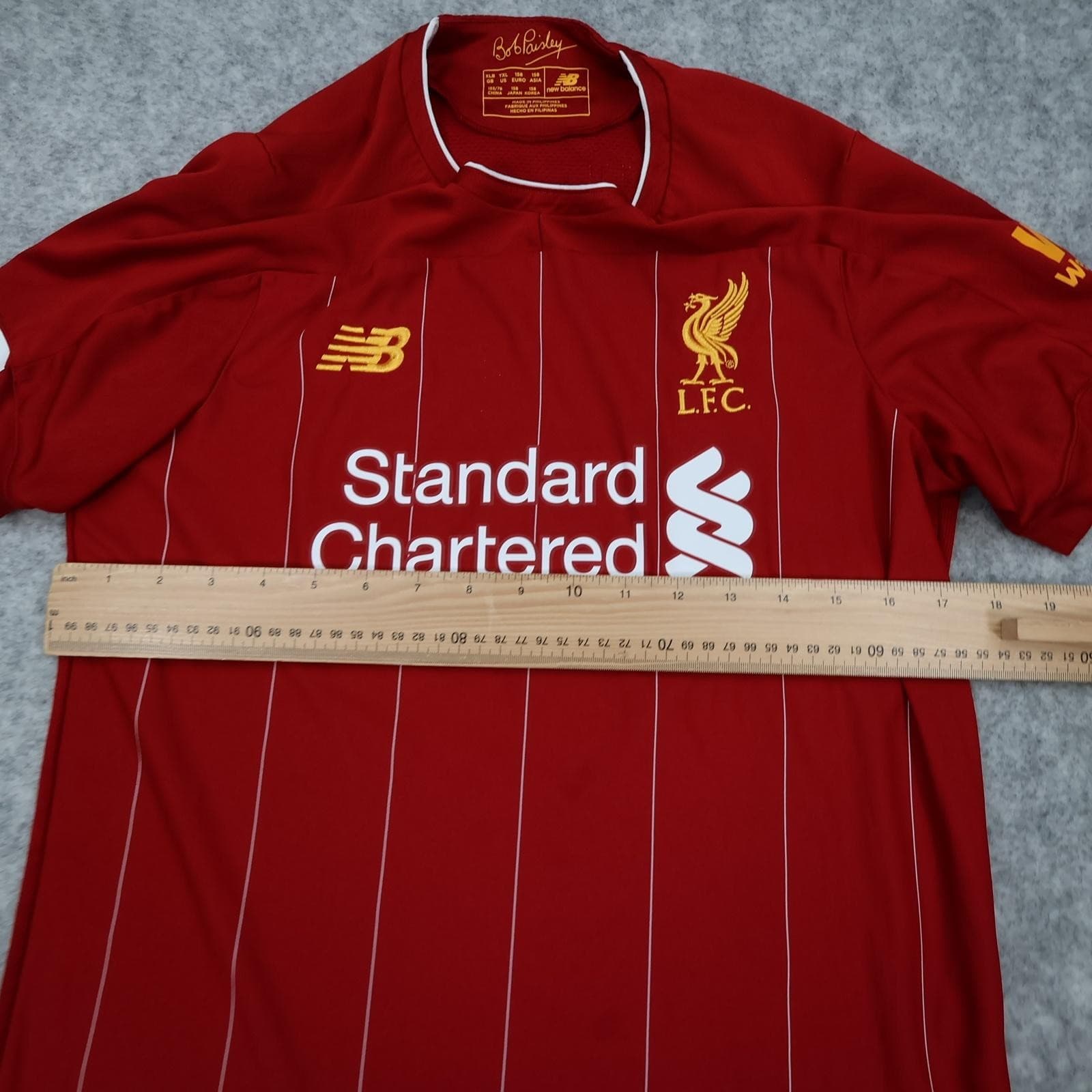 Liverpool Shirt Youth 13-14 Years Red Home 2019 2020 EPL New Balance Virgil 4 photo 10