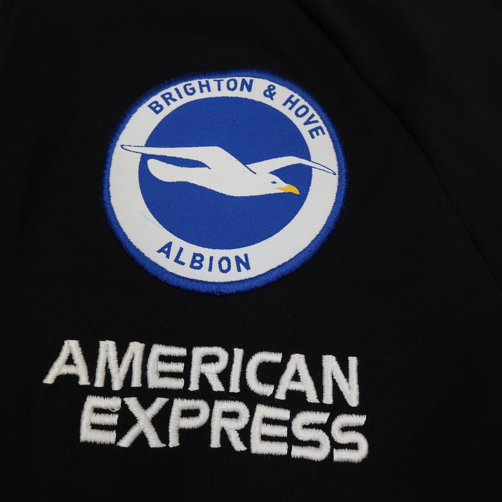 Brighton & Hove Albion Jacket Mens Medium Black EPL Football Nike Dri Fit photo 3