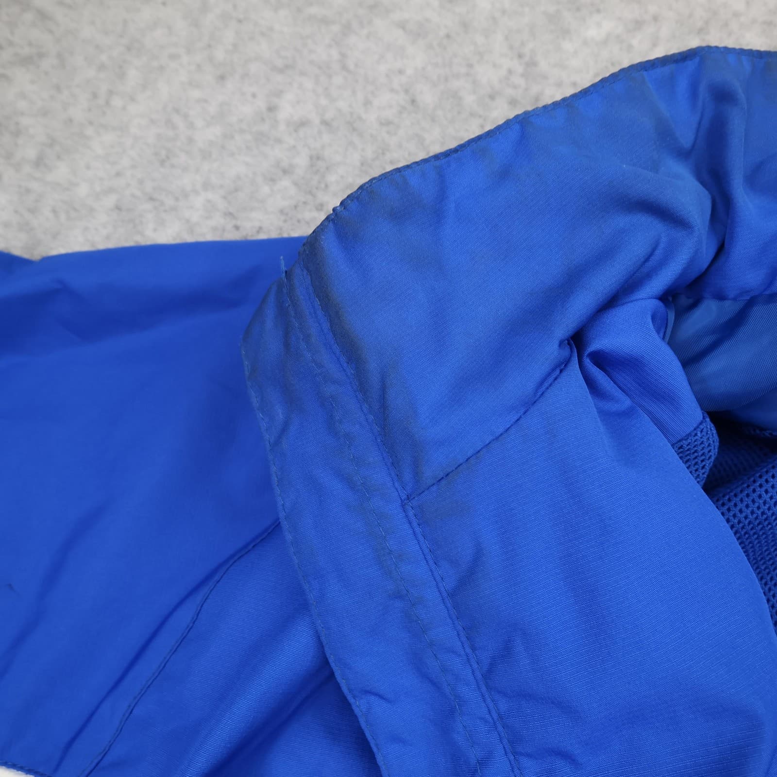 Everton Jacket Mens XXL Blue Navy Football Umbro Hooded Rain Training Coat photo 5