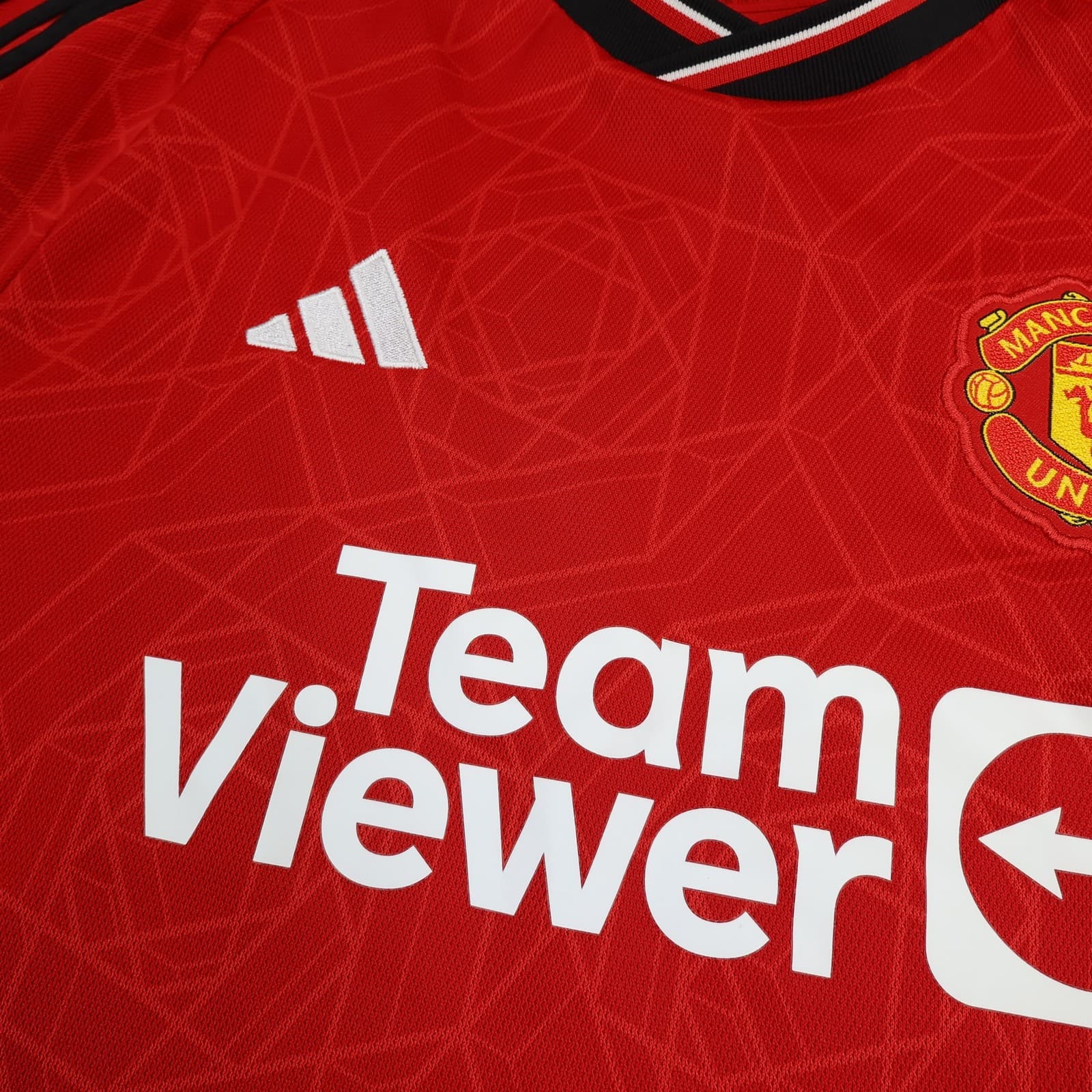 Manchester United Shirt Youth 15-16 Years Red Home 2023 2024 Football Adidas photo 5