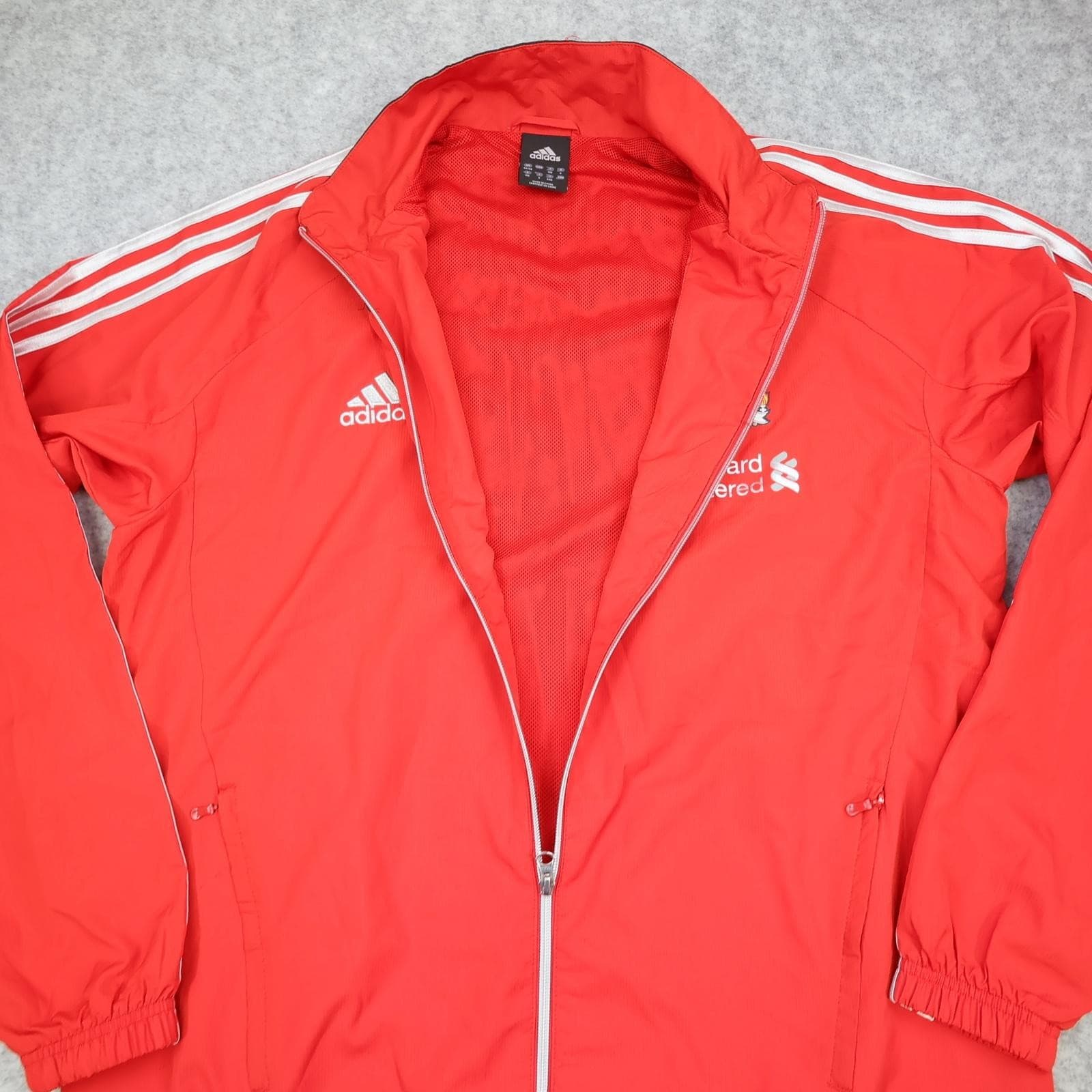 Liverpool Jacket Mens Extra Large Red 2011 2012 Football Adidas Track Top photo 7
