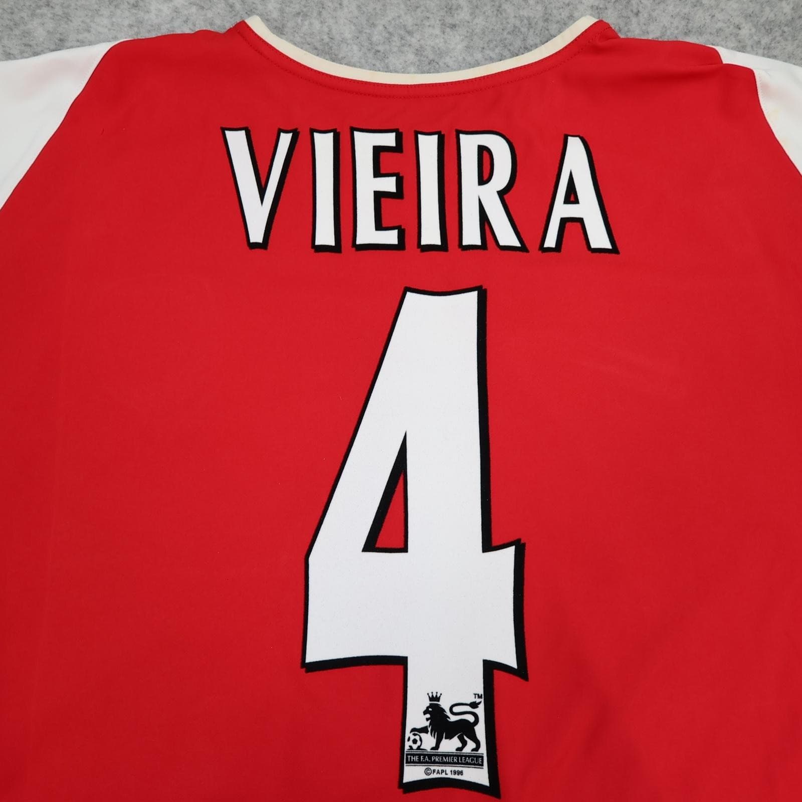 Vintage Arsenal Shirt Mens 2XL Red Home 2002 2004 EPL Football Nike O2 Vieira 4 photo 3