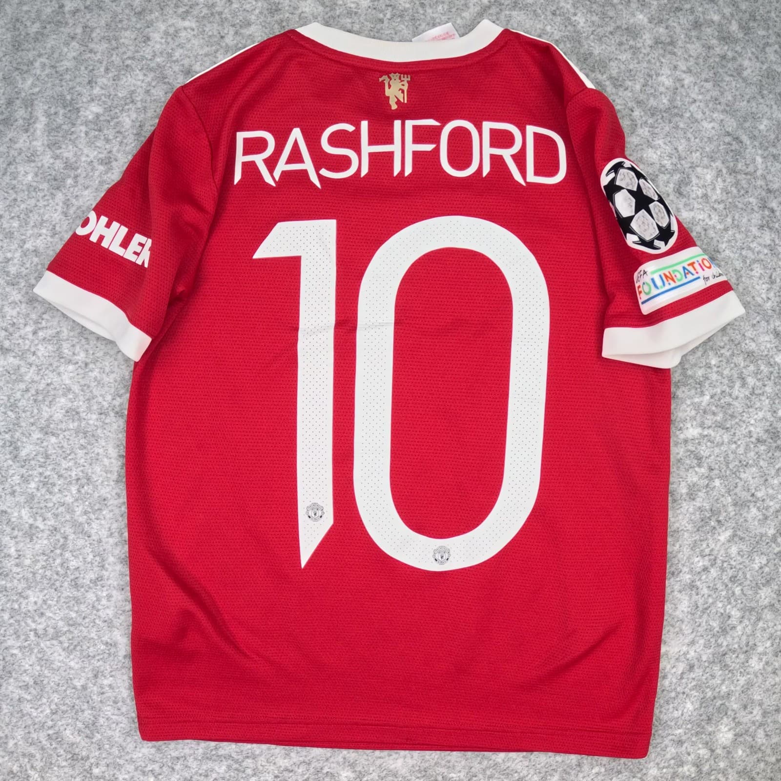 Manchester United Football Kit Set 11 12Y 152 Home 2021-22 adidas Rashford 10 photo 3