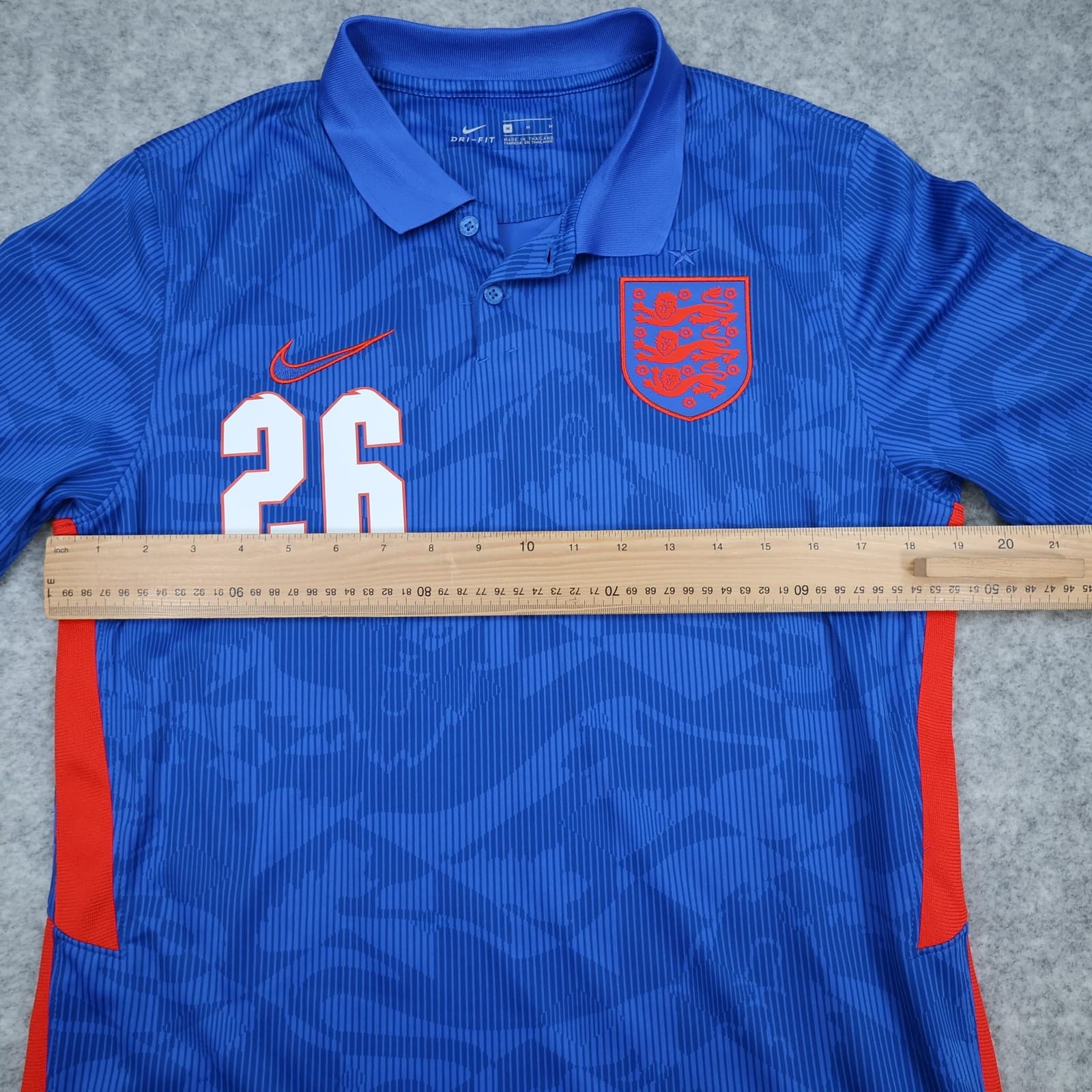 England Away Shirt Mens Medium Blue 2020 Football Nike Bellingham 26 Dri Fit photo 8