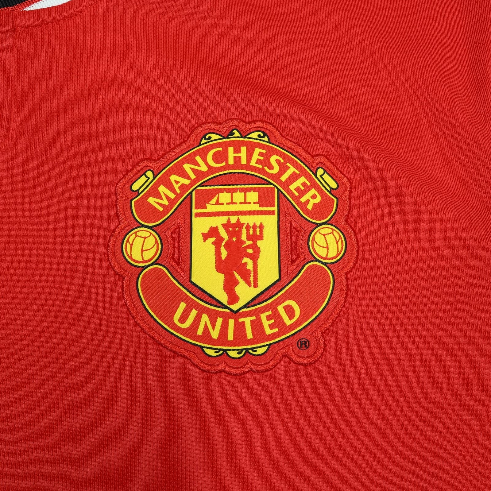 Manchester United Shirt Mens Medium Red Home 2014 2015 Football Nike Falcao 9 photo 5