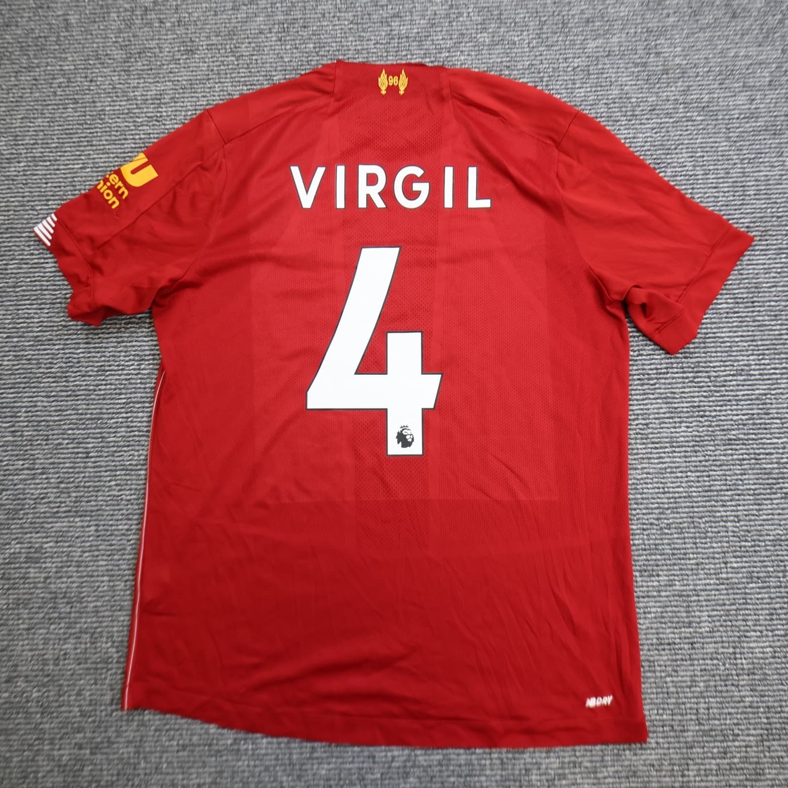 Liverpool Shirt Large Red Home Kit 2019 2020 New Balance Jersey van Dijk 4