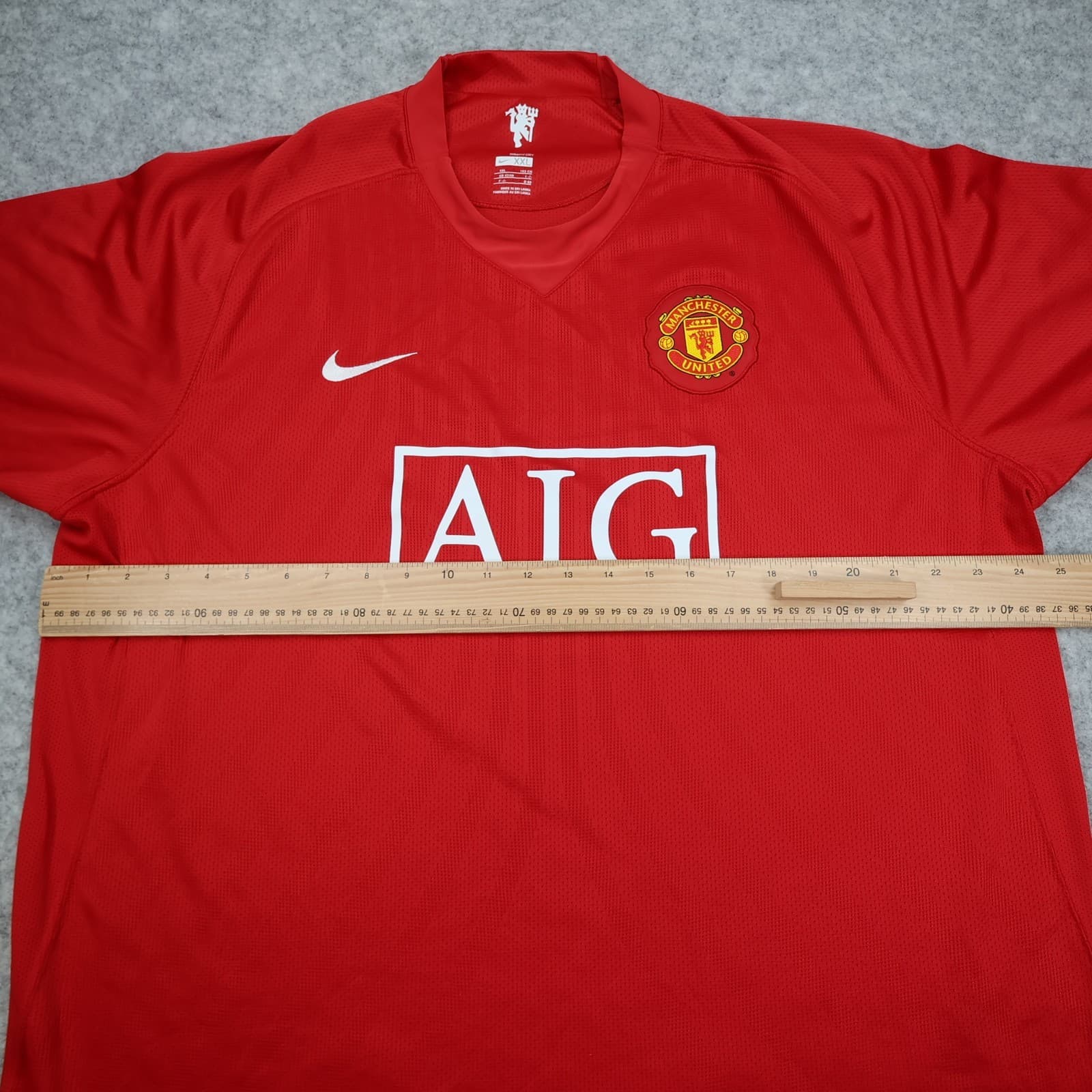 Manchester United Shirt 2XL Red Home Kit 2007 2009 Nike Jersey photo 12