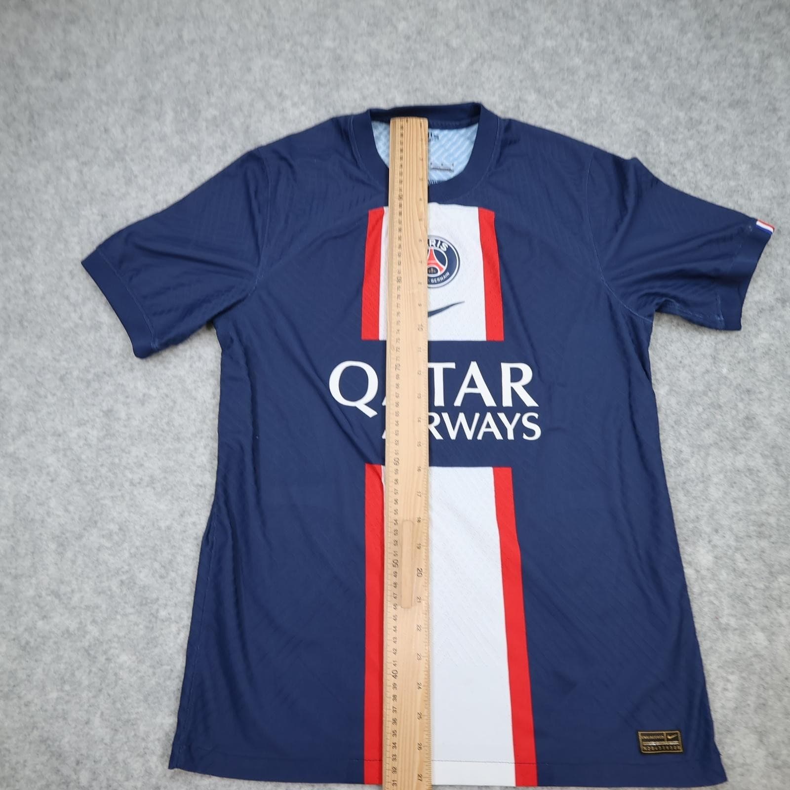 Paris Saint-Germain Shirt Mens Medium Blue Home Football Nike Qatar Airways photo 10
