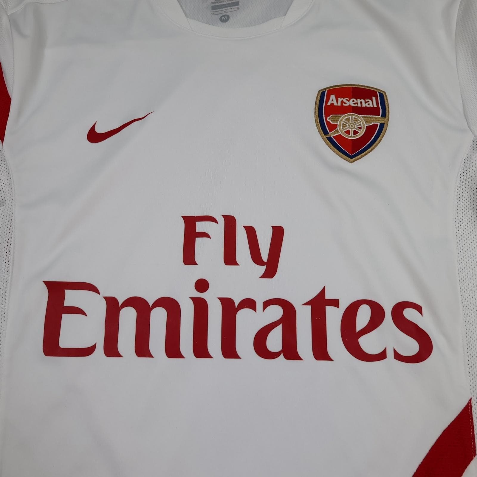 Arsenal Shirt Mens Medium White Training Nike Dri-FIT 2011 2012 Soccer Jersey photo 3