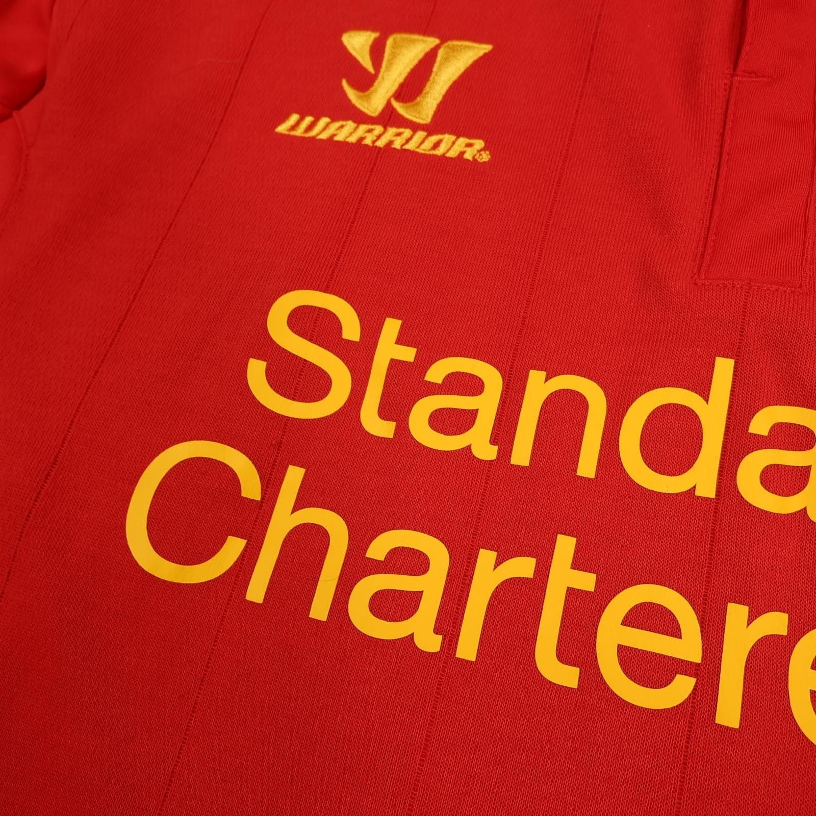 Liverpool Shirt Mens Large Red Home 2012 2013 EPL Warrior Suarez 7 Soccer Jersey photo 4
