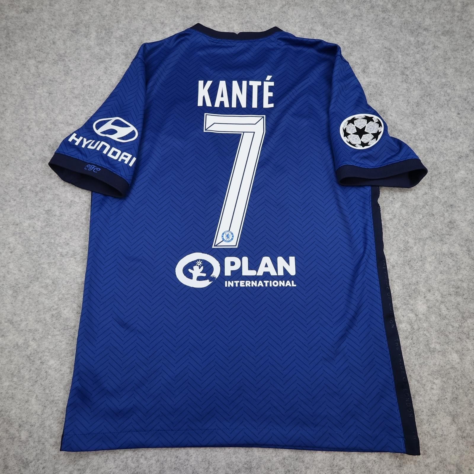 Chelsea Shirt Mens Medium Blue Home 2020 2021 Football Nike Kante 7 UCL Final