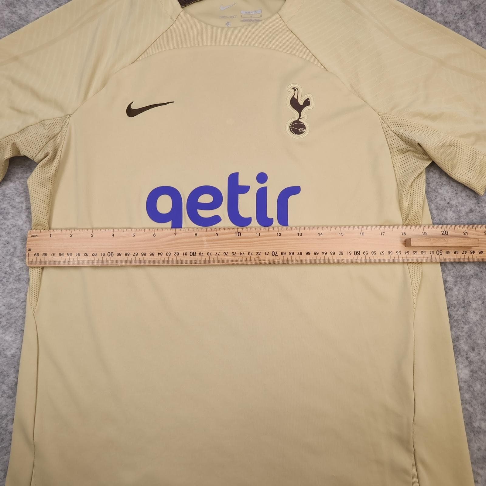 Tottenham Hotspur Training Shirt Mens Large Beige Football Nike Getir 2023 2024 photo 7