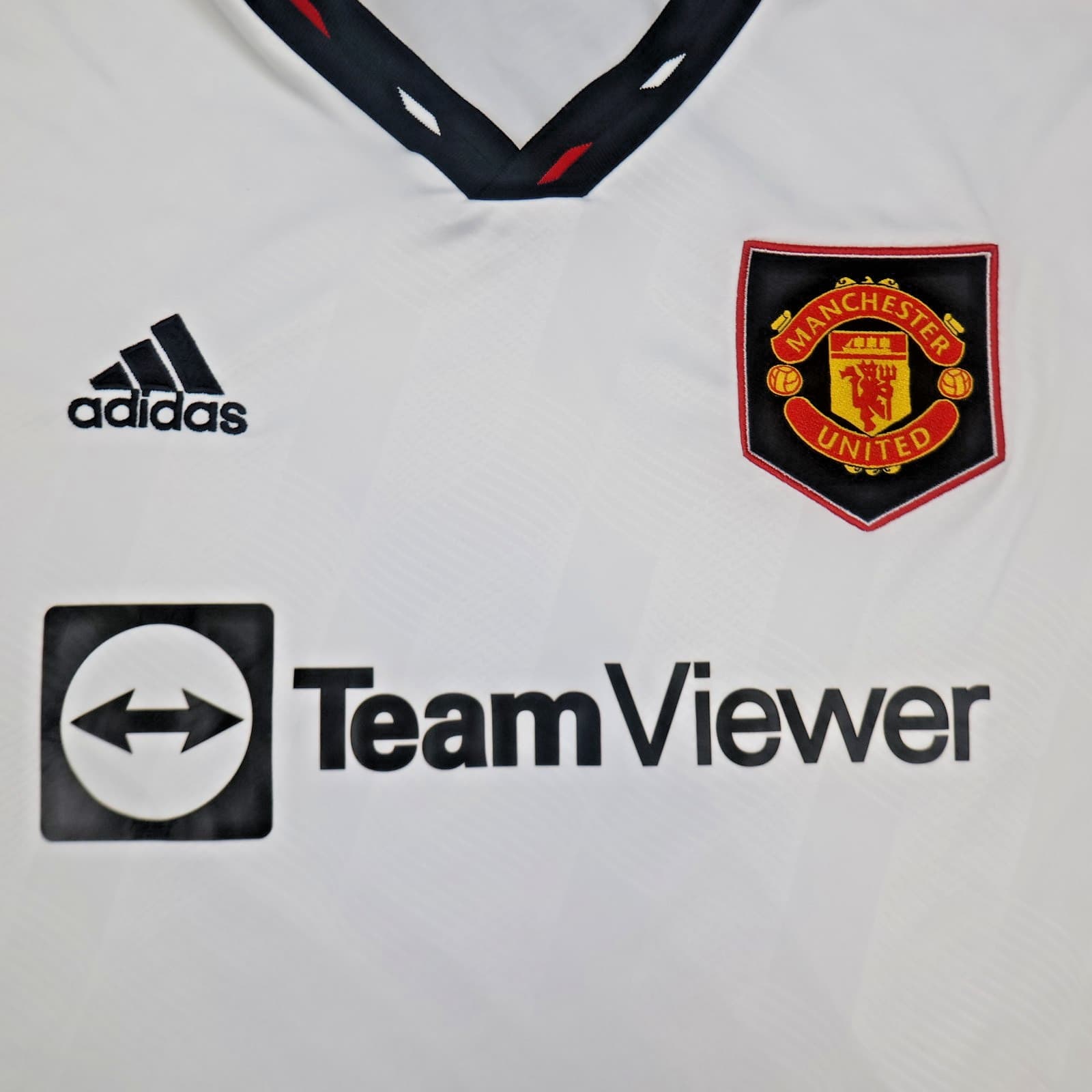 Manchester United Extra Large Medium White Away Kit 2022 2023 Adidas Jersey photo 3