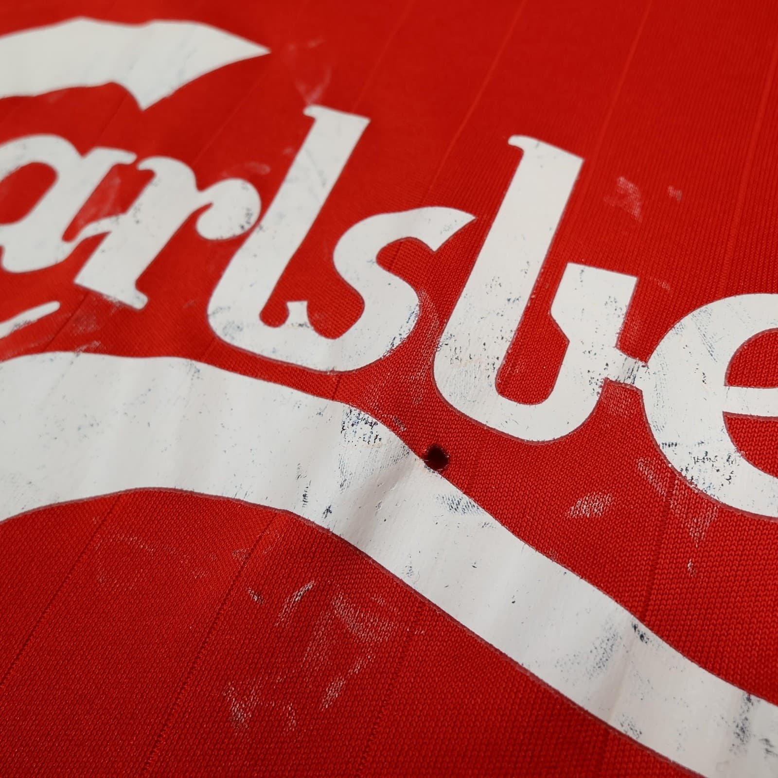Liverpool Shirt Mens Large Red Home 2006 2008 Adidas Carlsberg Soccer Jersey photo 6