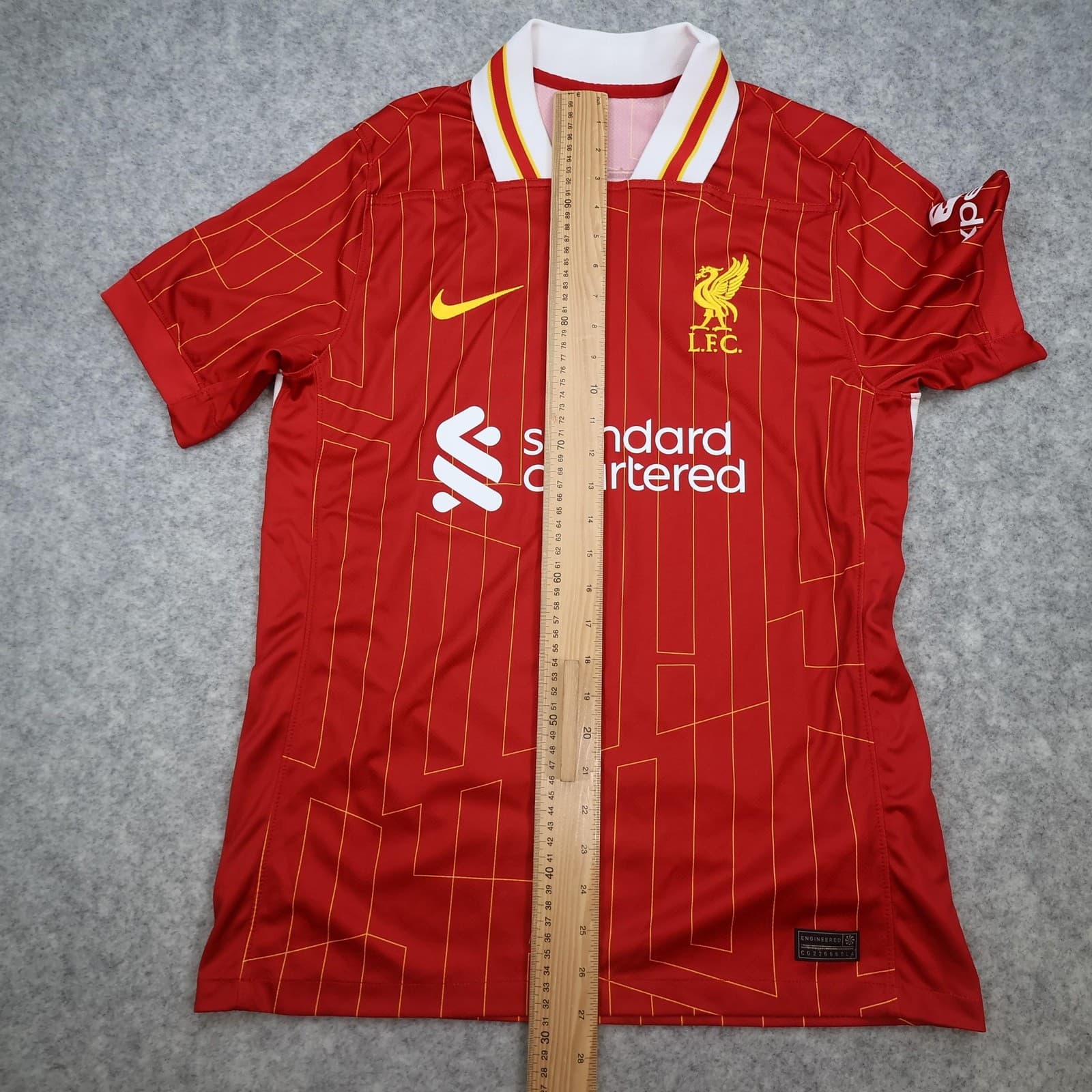 Liverpool Shirt Mens Medium Red Home 2024 2025 Soccer Nike Mo Salah 11 Jersey photo 14