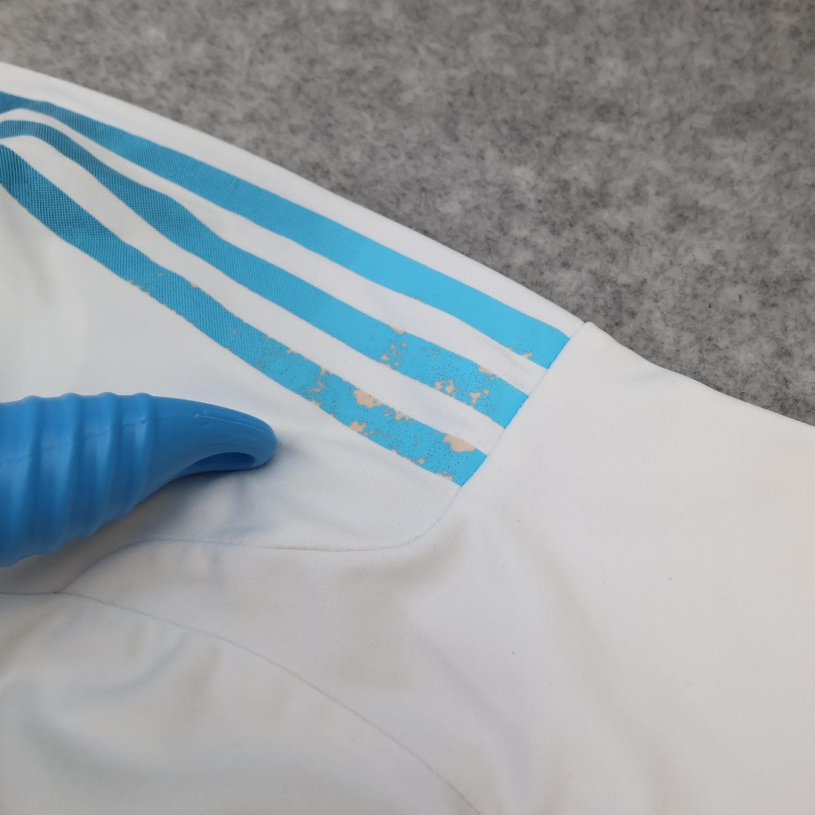 Chelsea Shirt Mens Medium White Away 2012 2013 Adidas Samsung Soccer Jersey photo 6