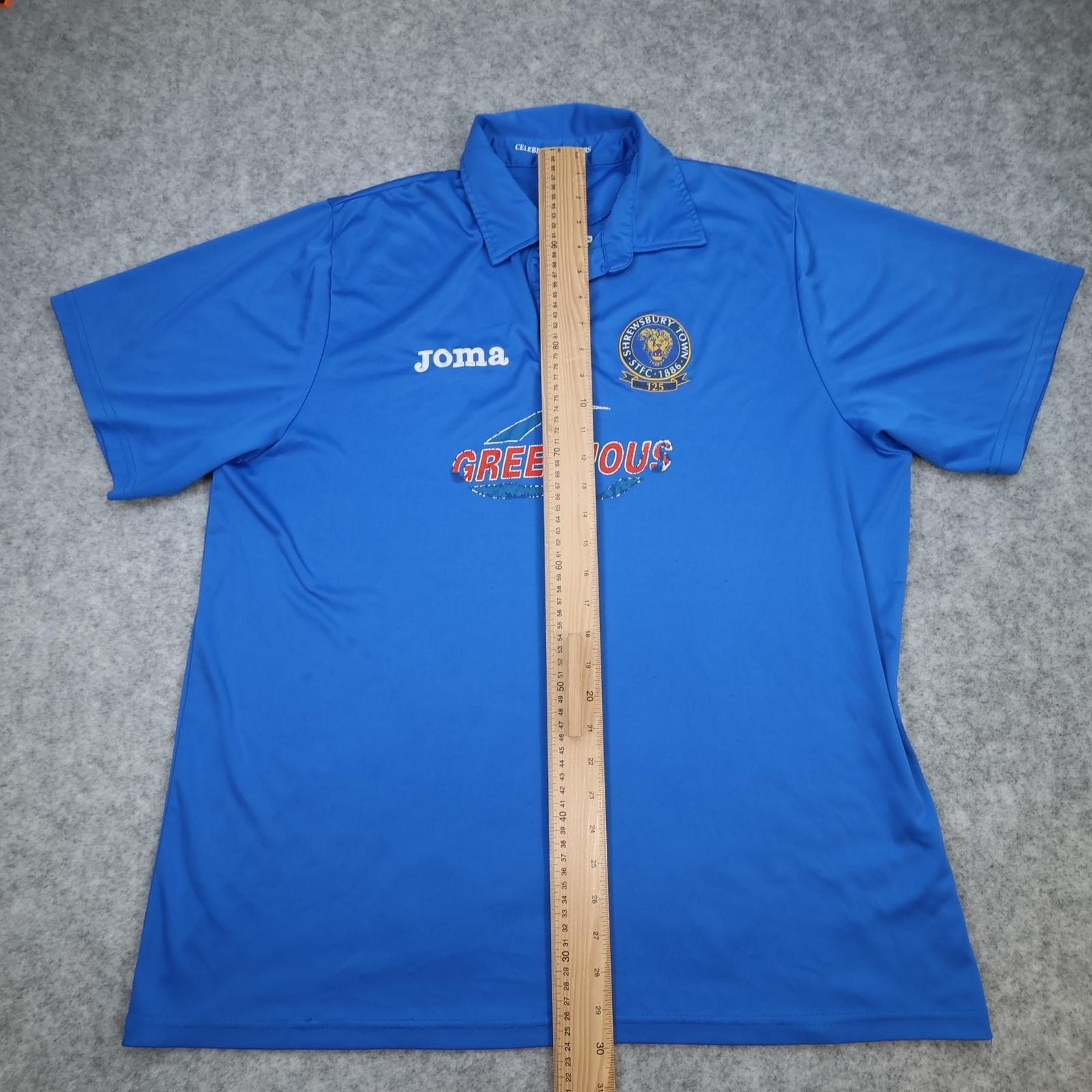 Shrewsbury Town Shirt Mens XL Blue 2010 2011 Home Joma Greenhous 125 Years photo 11