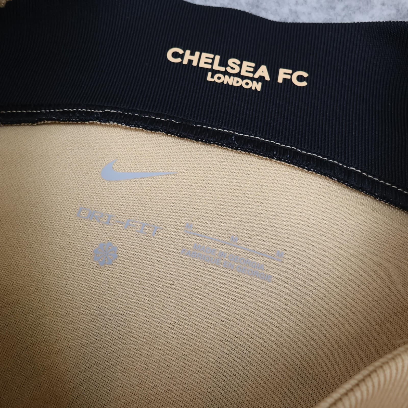 Chelsea Shirt Mens Medium Beige Third Kit 2022 2023 Football Nike Pulisic 10 photo 11