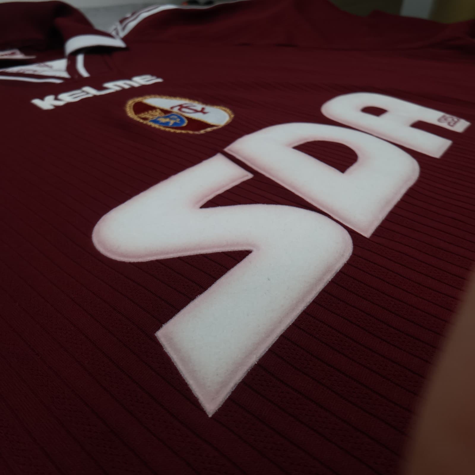 Vintage Torino Shirt Extra Large Burgundy Shirt 1999 2000 Kelme Football Jersey photo 6
