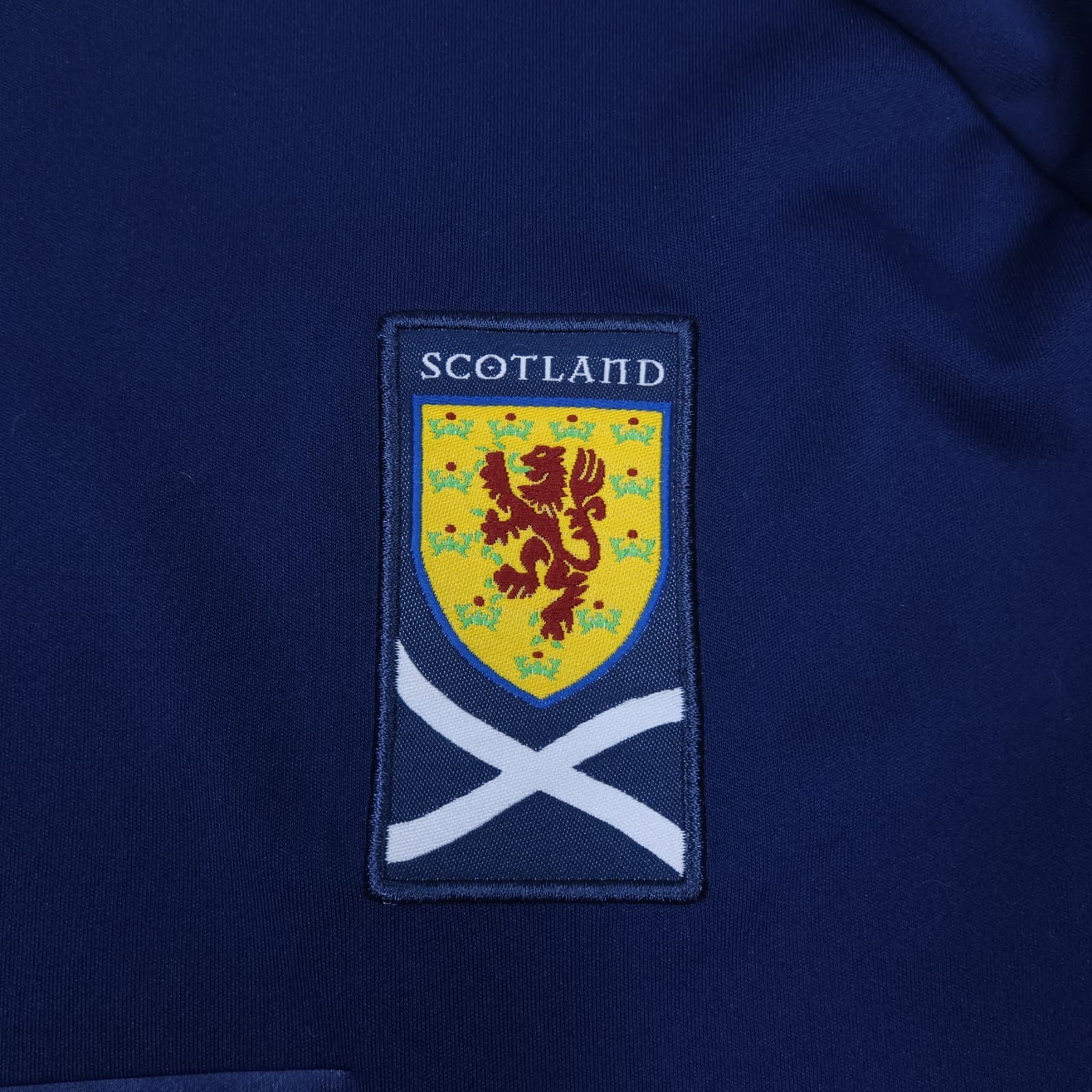 Scotland Football Shirt Large Blue Home Adidas 2010 2011 Soccer Jersey photo 5